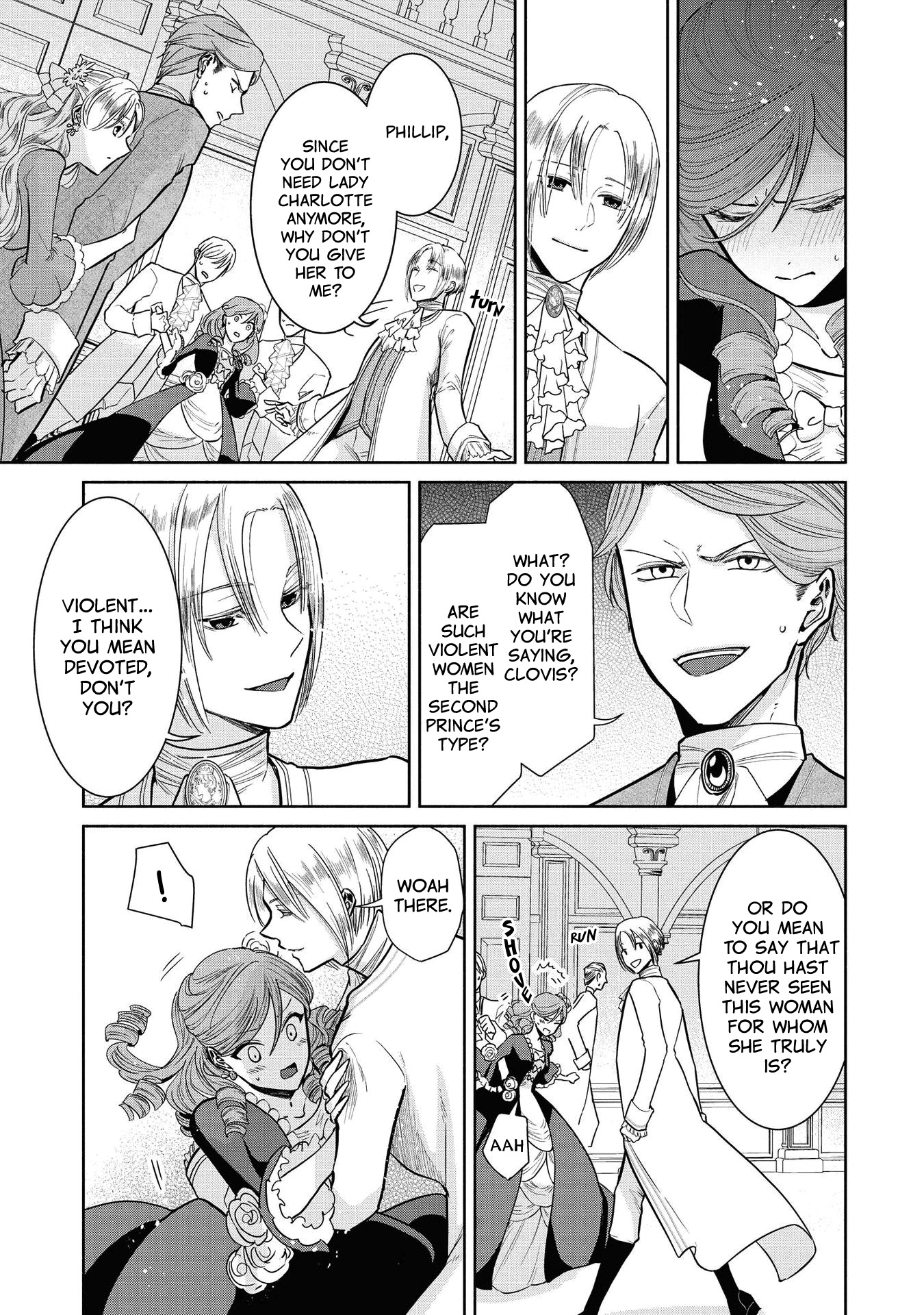 Halaman dari Though I May Be a Villainess, I'll Show You I Can Obtain Happiness! Chapter 5