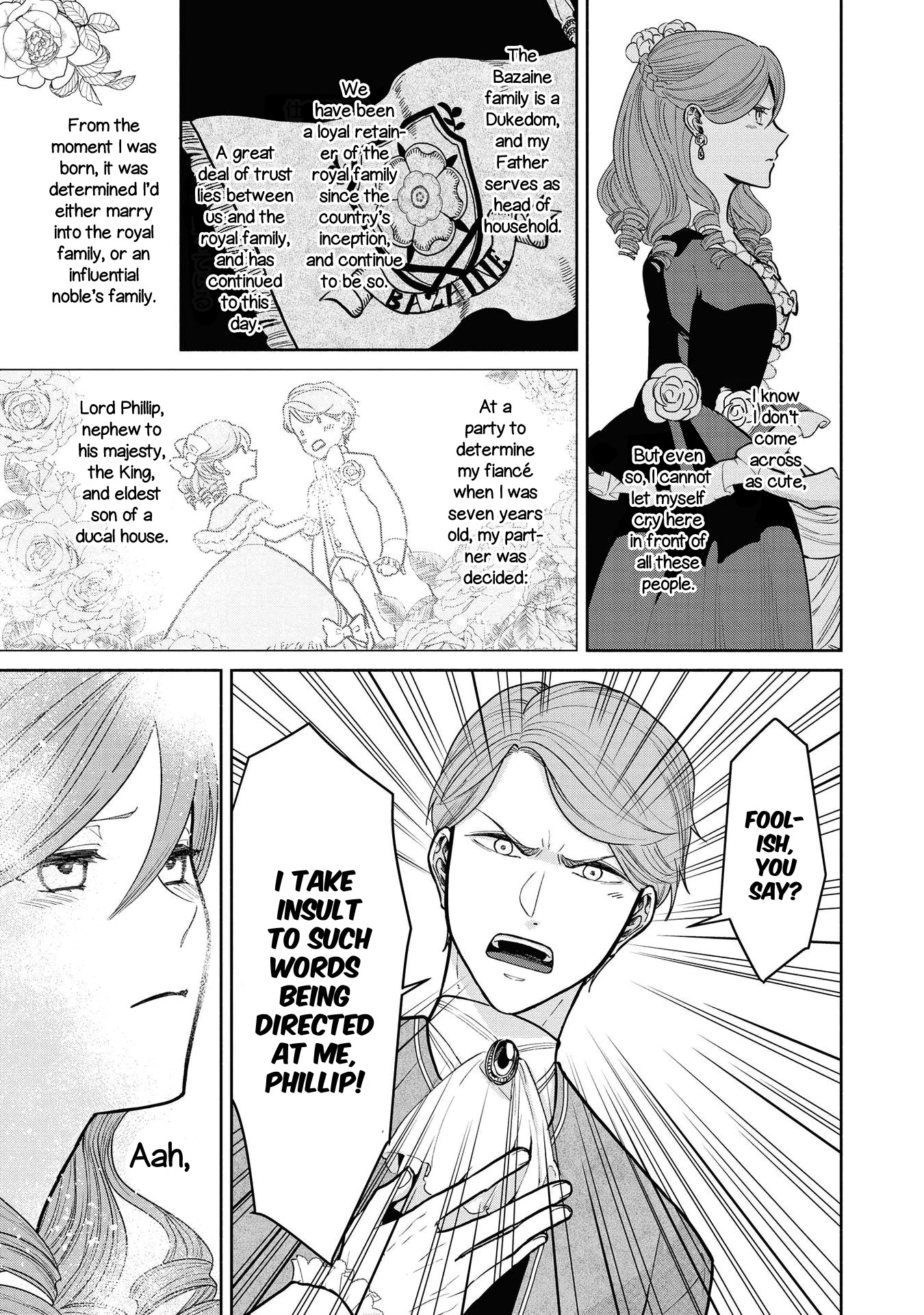 Halaman dari Though I May Be a Villainess, I'll Show You I Can Obtain Happiness! Chapter 5