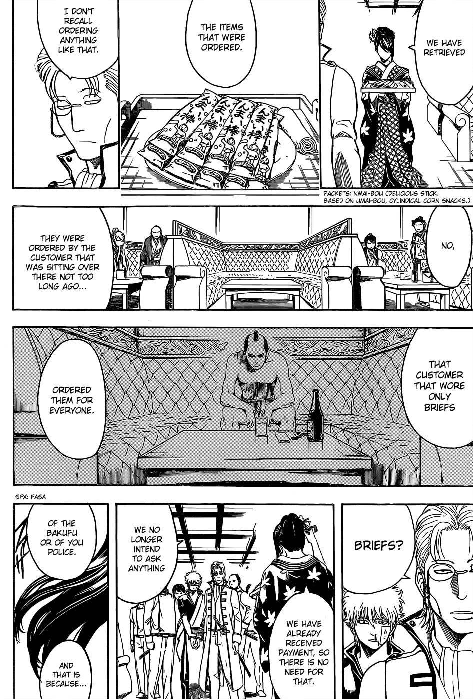 Halaman dari Gintama Chapter 528