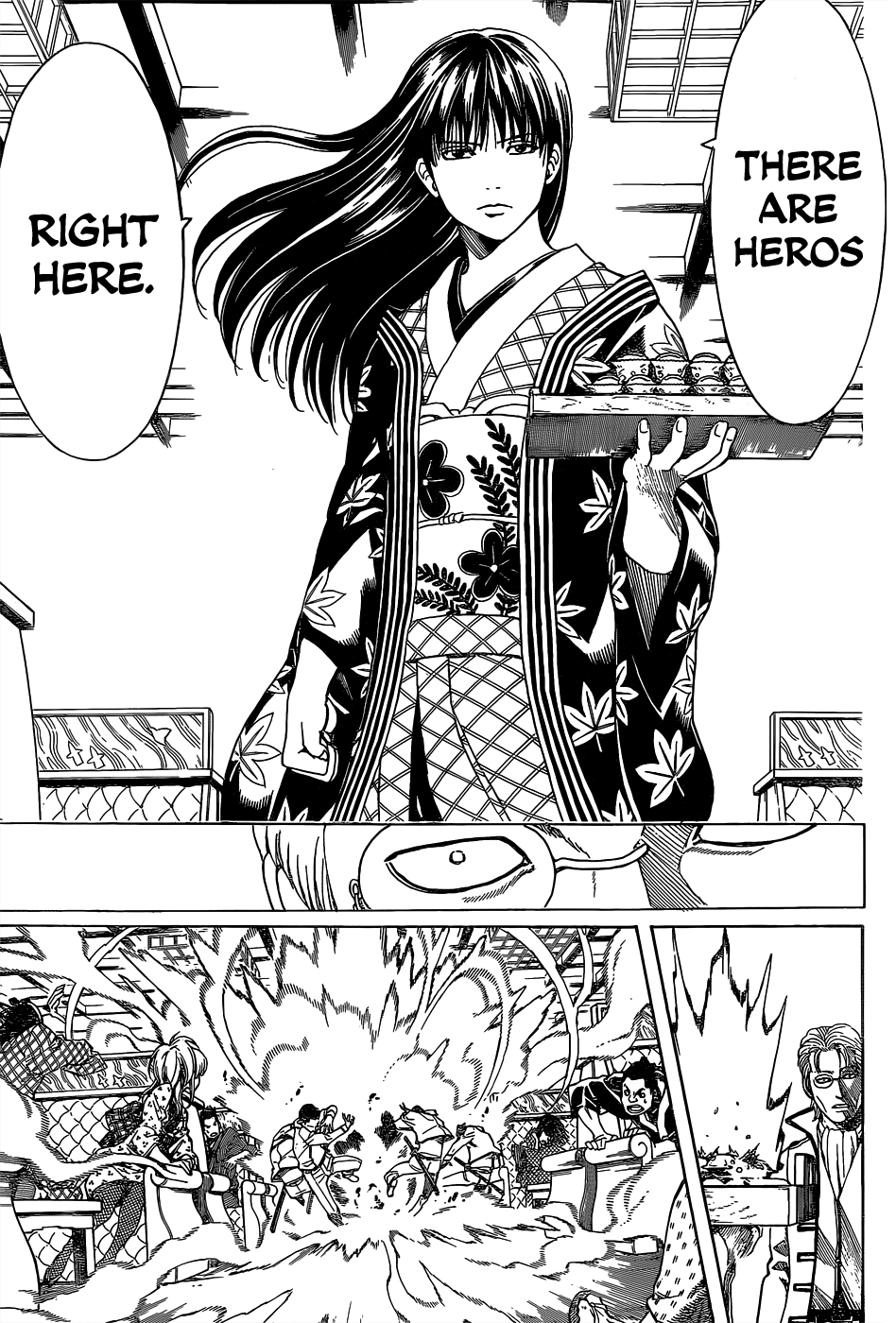 Halaman dari Gintama Chapter 528