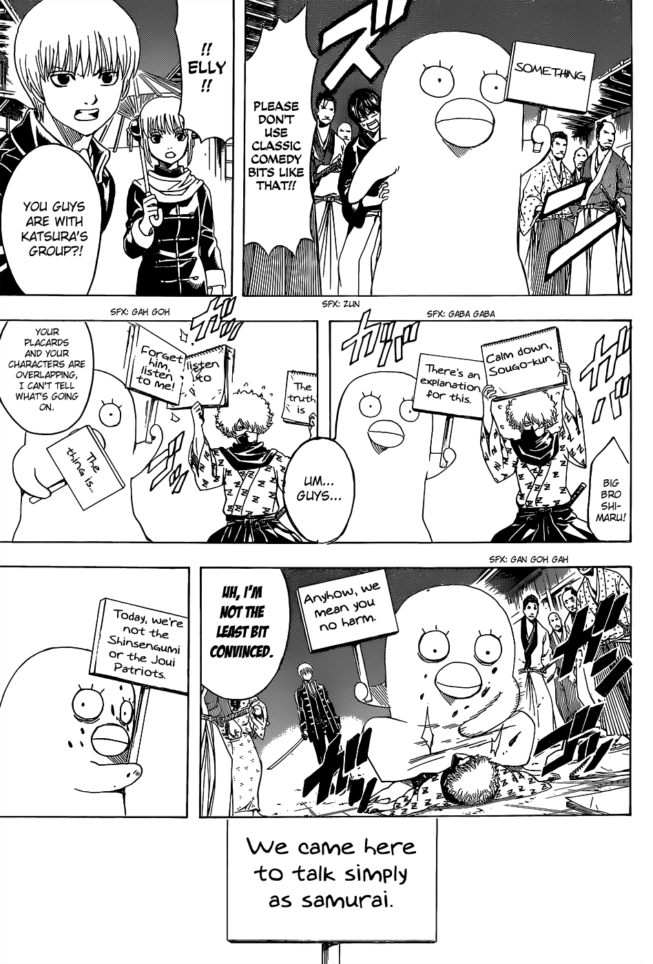 Halaman dari Gintama Chapter 528