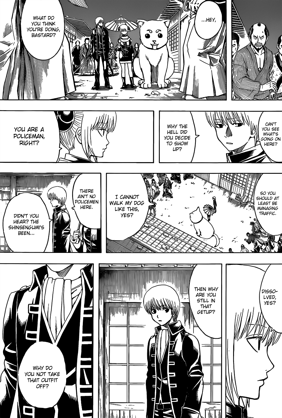 Halaman dari Gintama Chapter 528