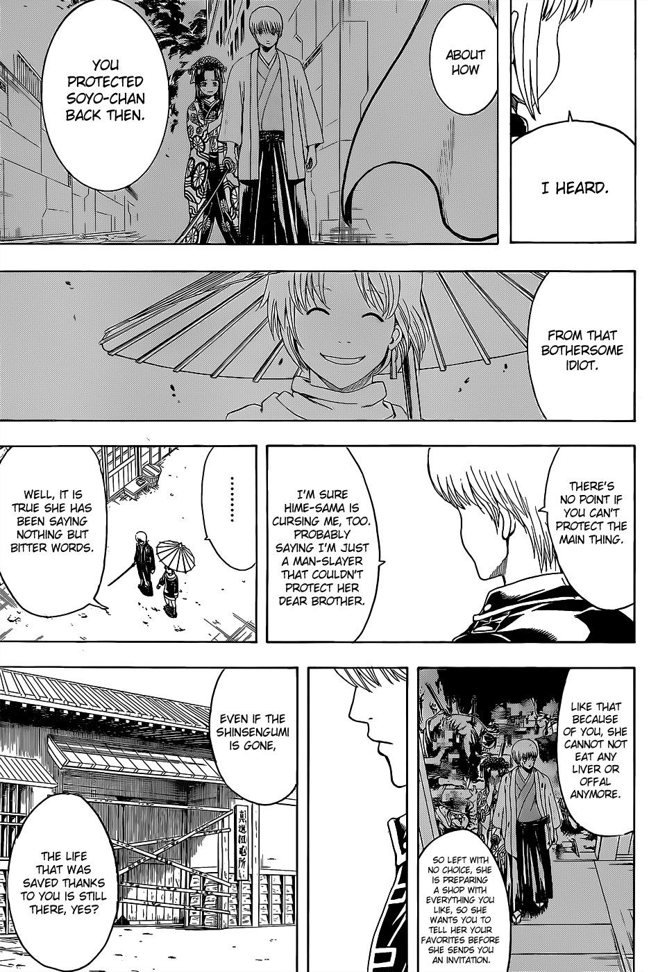 Halaman dari Gintama Chapter 528
