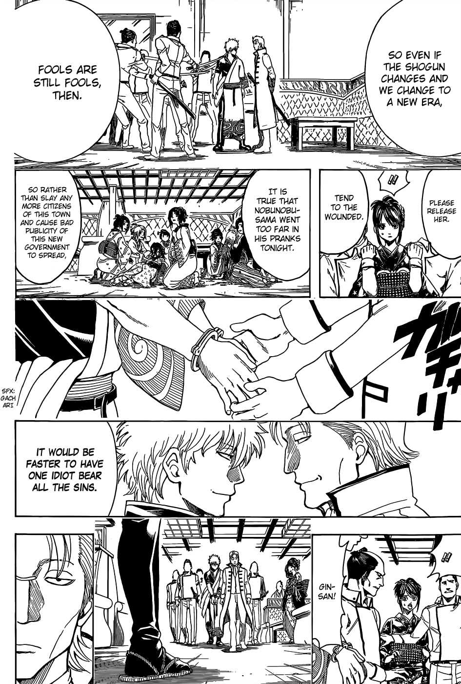 Halaman dari Gintama Chapter 528