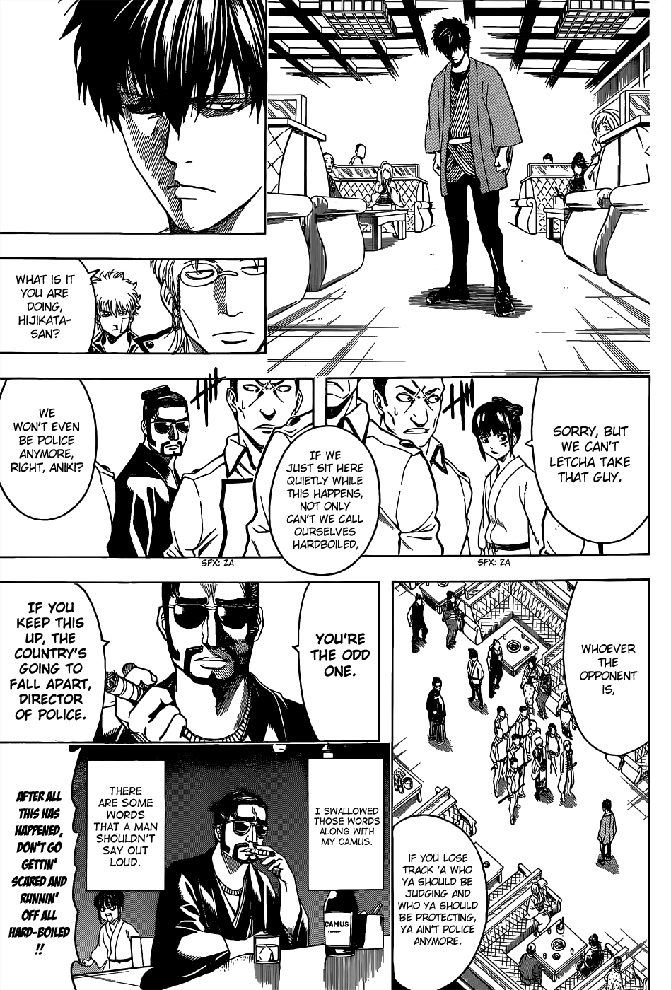 Halaman dari Gintama Chapter 528