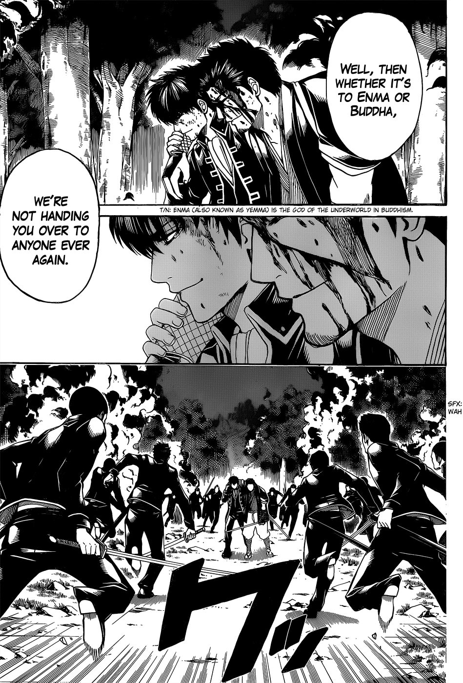 Halaman dari Gintama Chapter 548