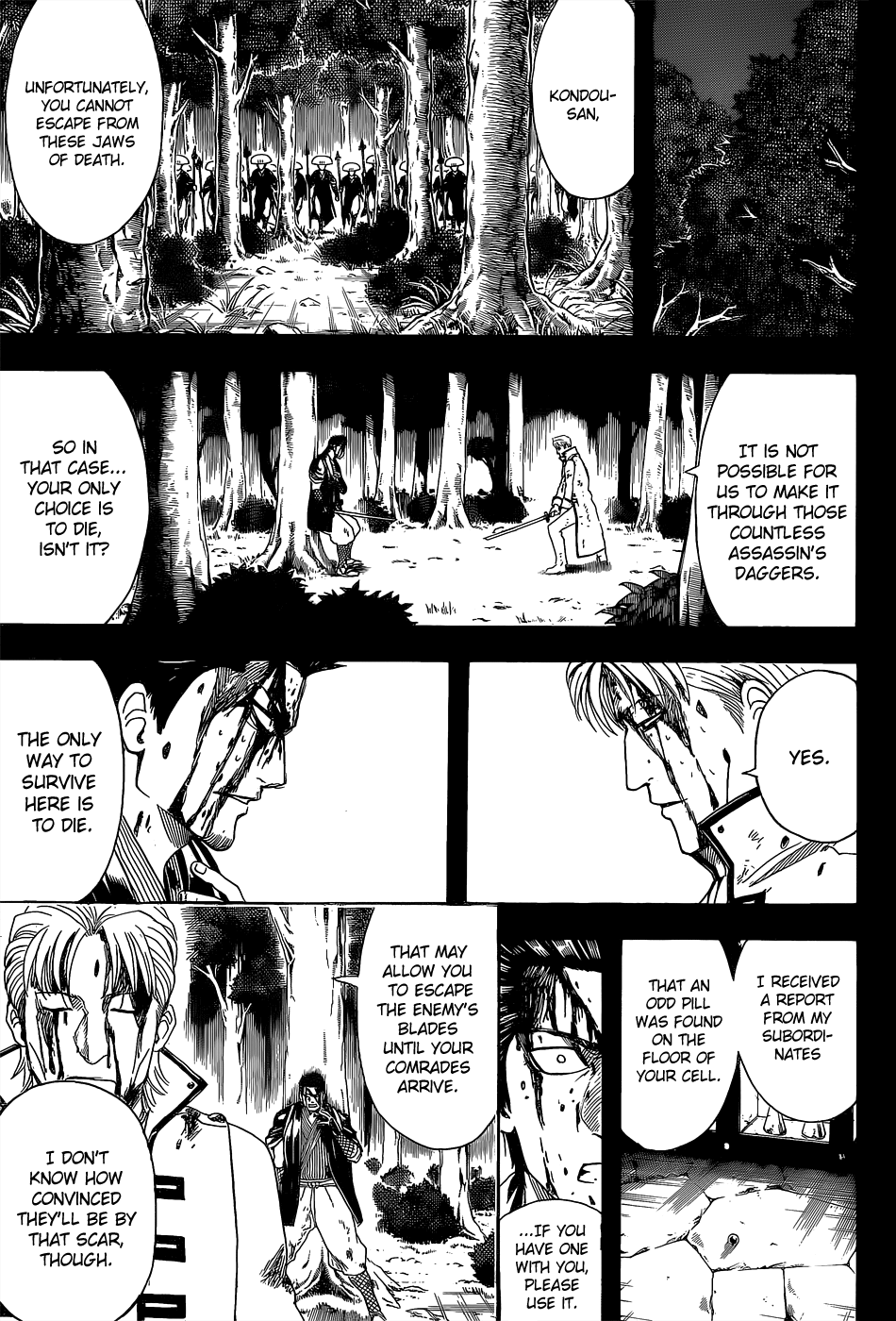 Halaman dari Gintama Chapter 548