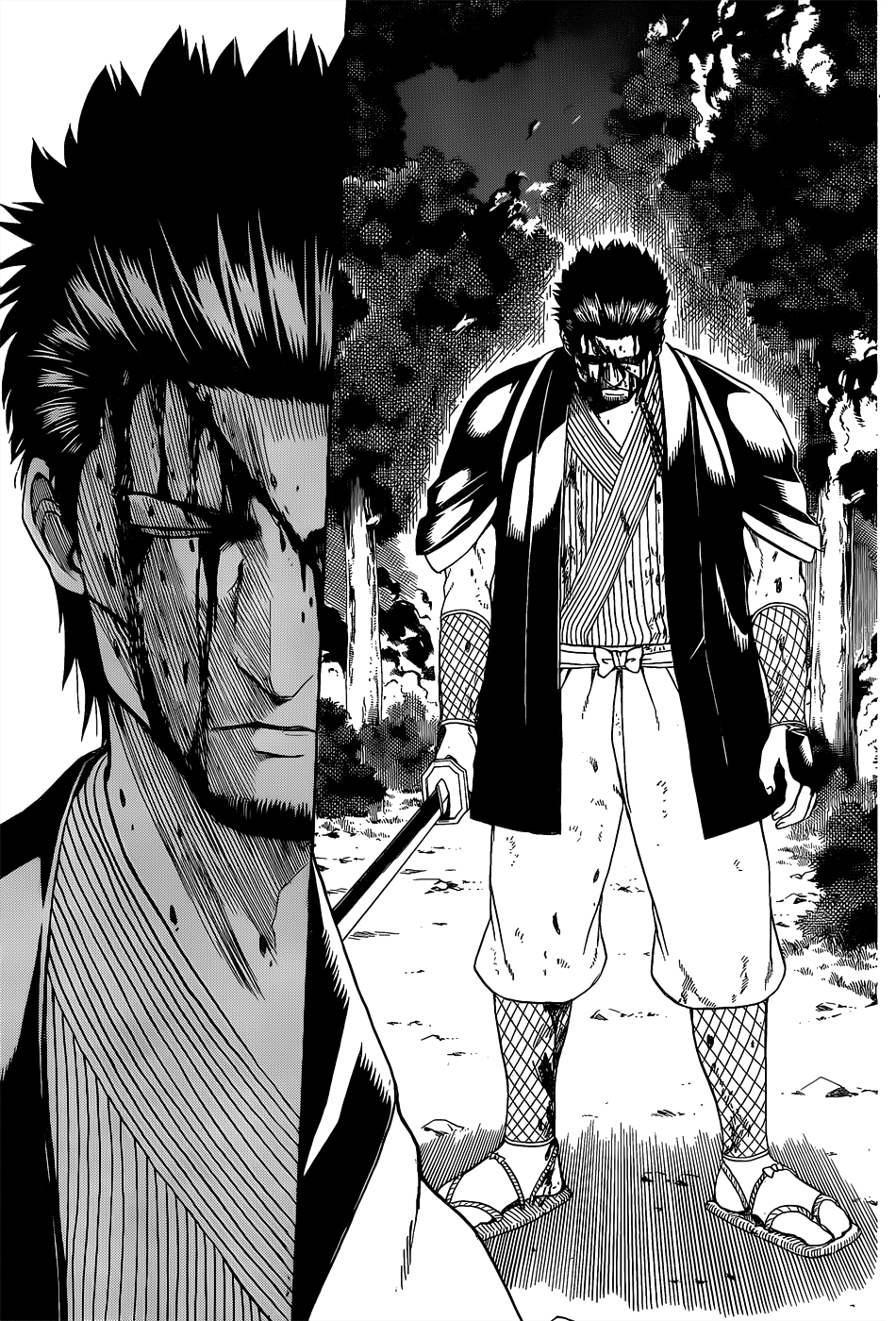 Halaman dari Gintama Chapter 548