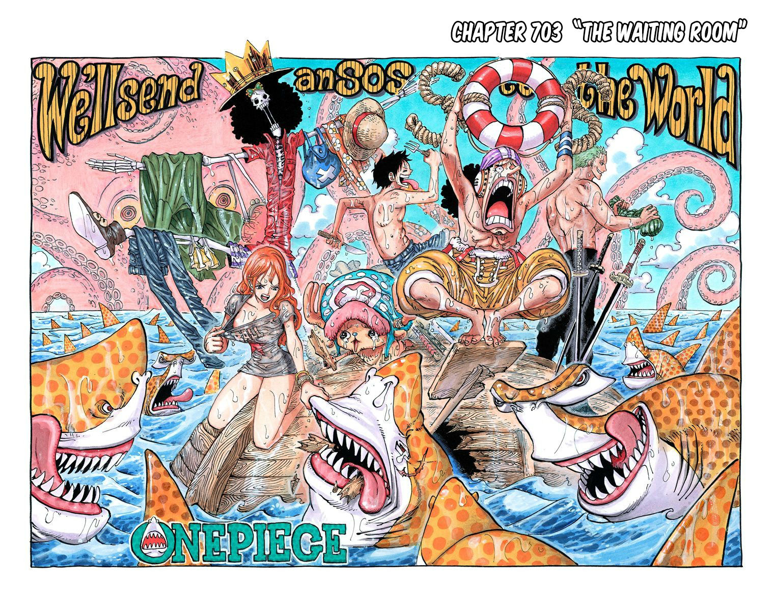 Halaman dari One Piece (Official Colored) Chapter 703