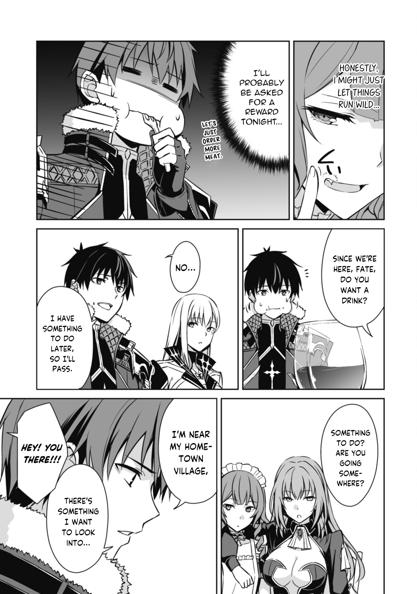 Halaman dari Boushoku no Berserk ~Ore dake Level to Iu Gainen wo Toppa suru~ Chapter 54