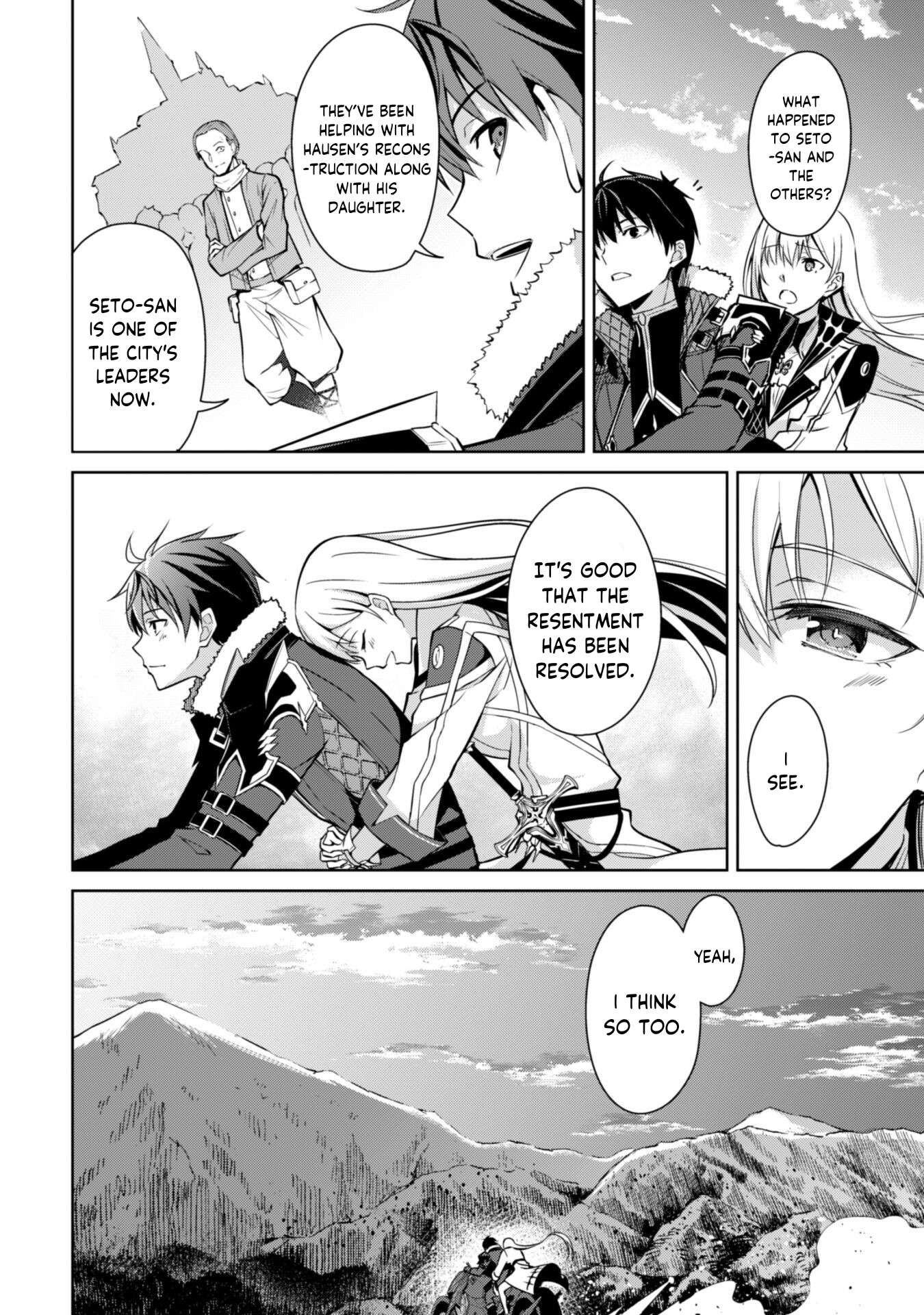 Halaman dari Boushoku no Berserk ~Ore dake Level to Iu Gainen wo Toppa suru~ Chapter 54