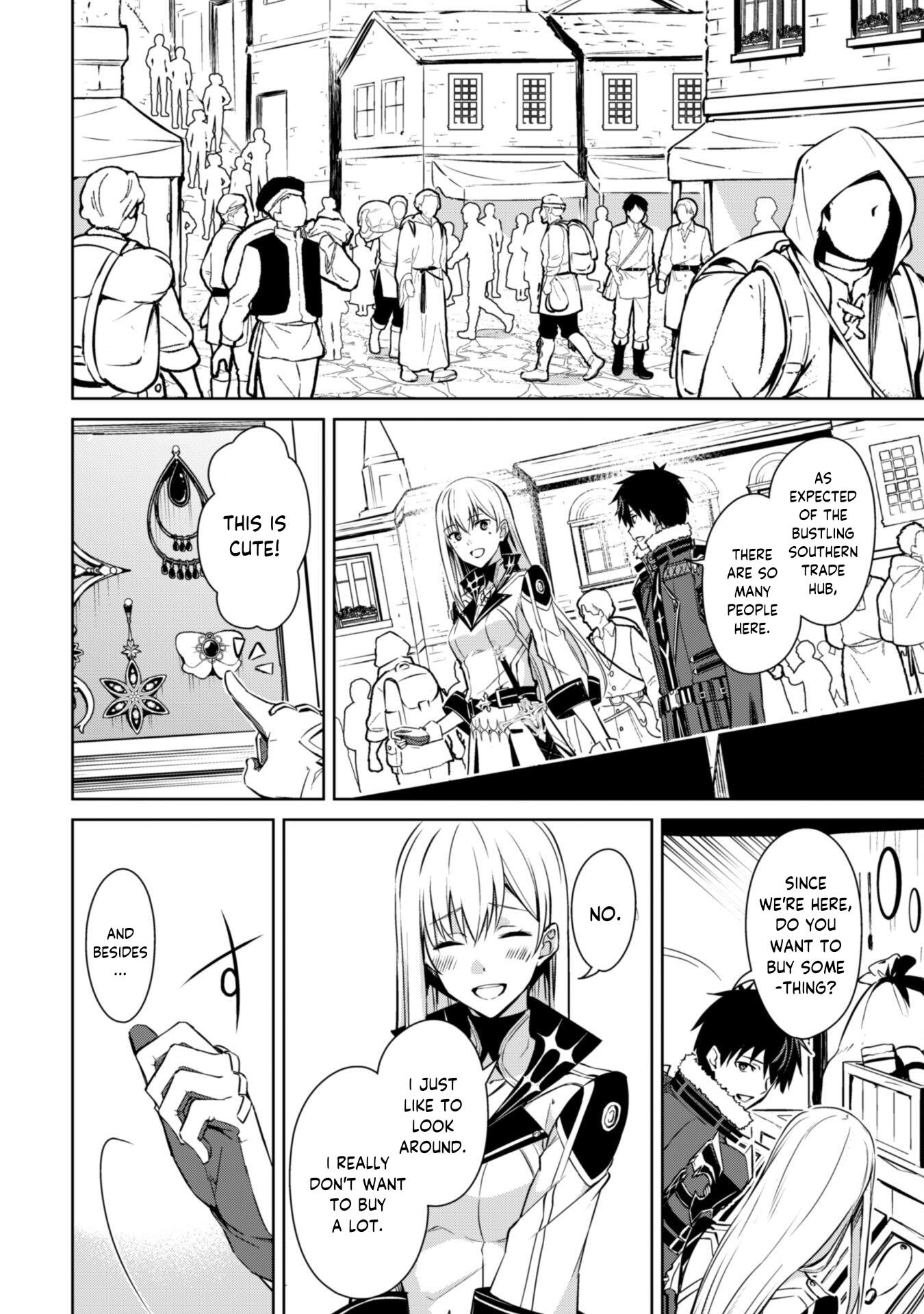 Halaman dari Boushoku no Berserk ~Ore dake Level to Iu Gainen wo Toppa suru~ Chapter 54