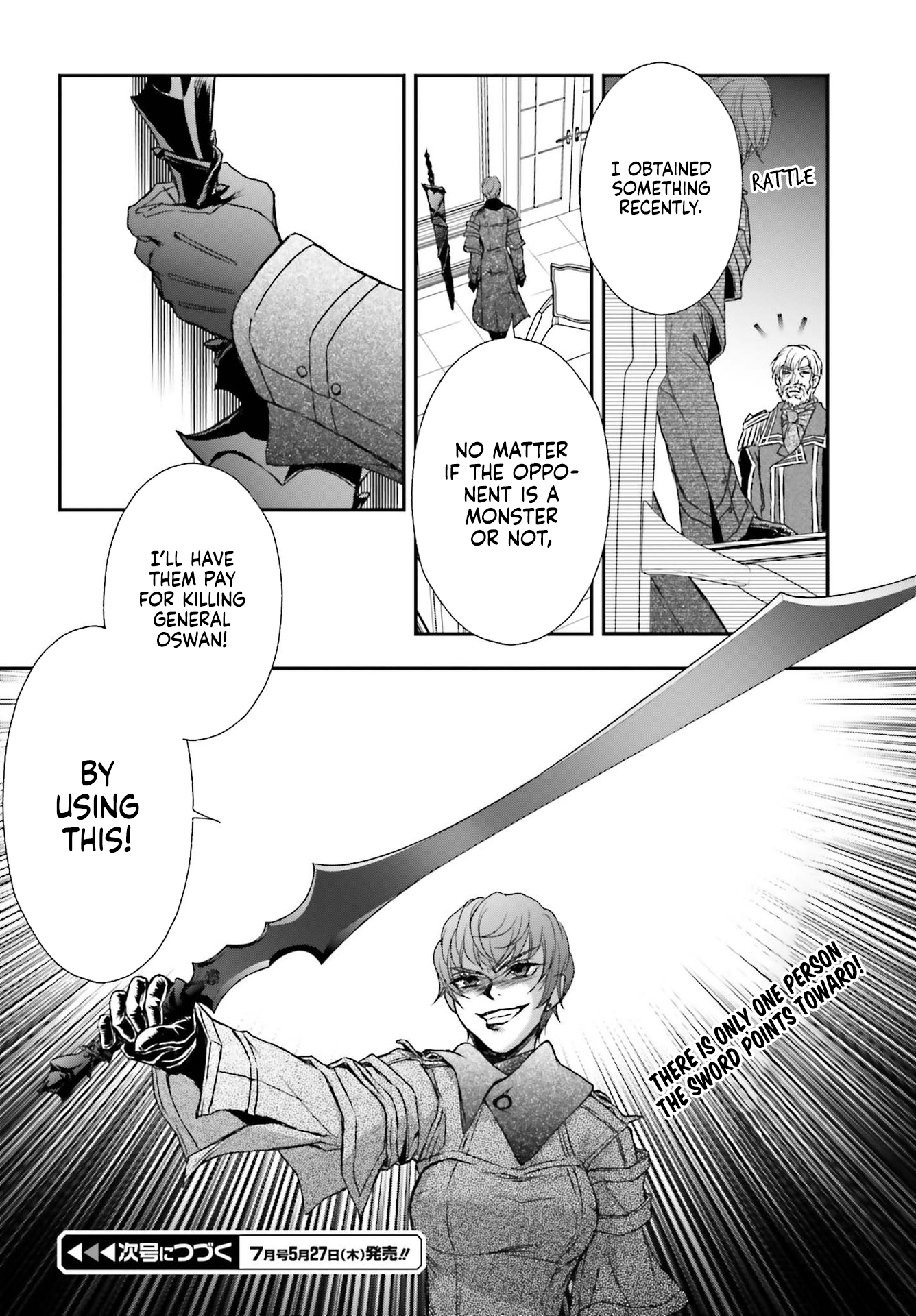 Shinigami ni Sodaterareta Shoujo wa Shikkoku no Tsurugi o Mune ni Idaku Chapter 19 Page 25