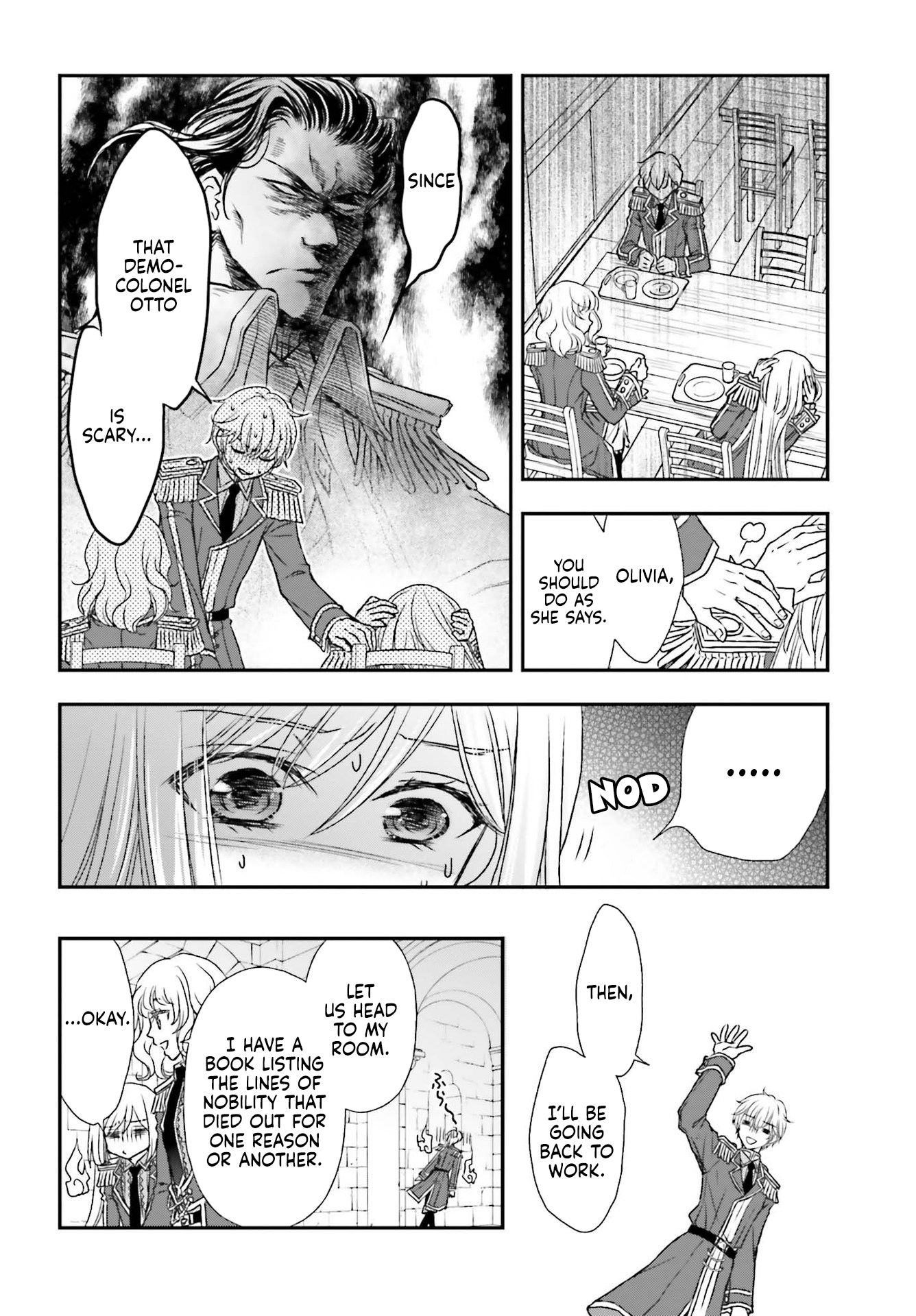 Shinigami ni Sodaterareta Shoujo wa Shikkoku no Tsurugi o Mune ni Idaku Chapter 19 Page 7