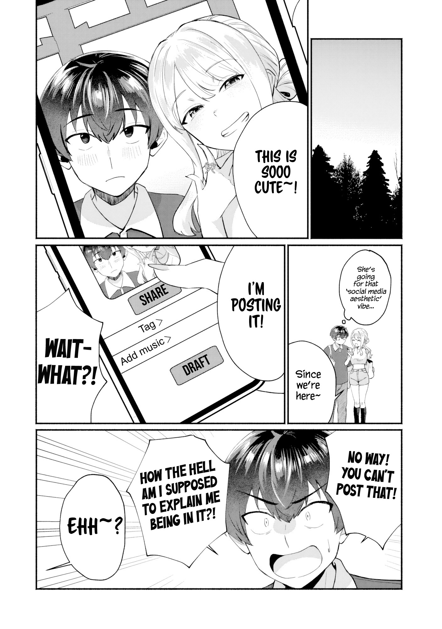 Halaman dari Douyara Ore wa Imadoki Gal na Toshiue Osananajimi kara Gekiomo Kanjou wo Mukerareteiru Rashii Chapter 5