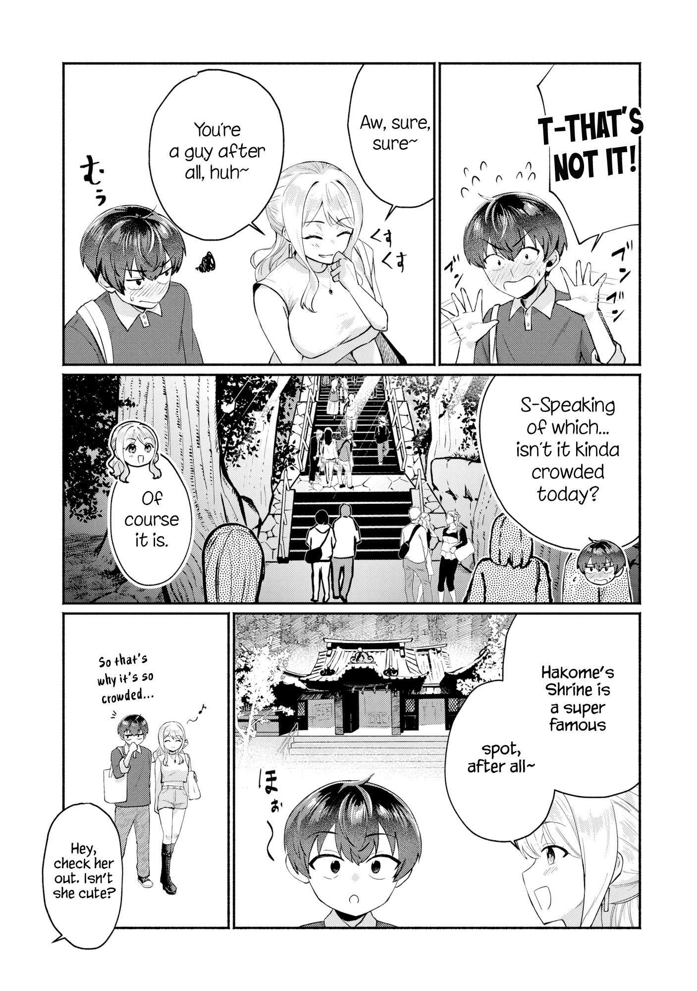 Halaman dari Douyara Ore wa Imadoki Gal na Toshiue Osananajimi kara Gekiomo Kanjou wo Mukerareteiru Rashii Chapter 5