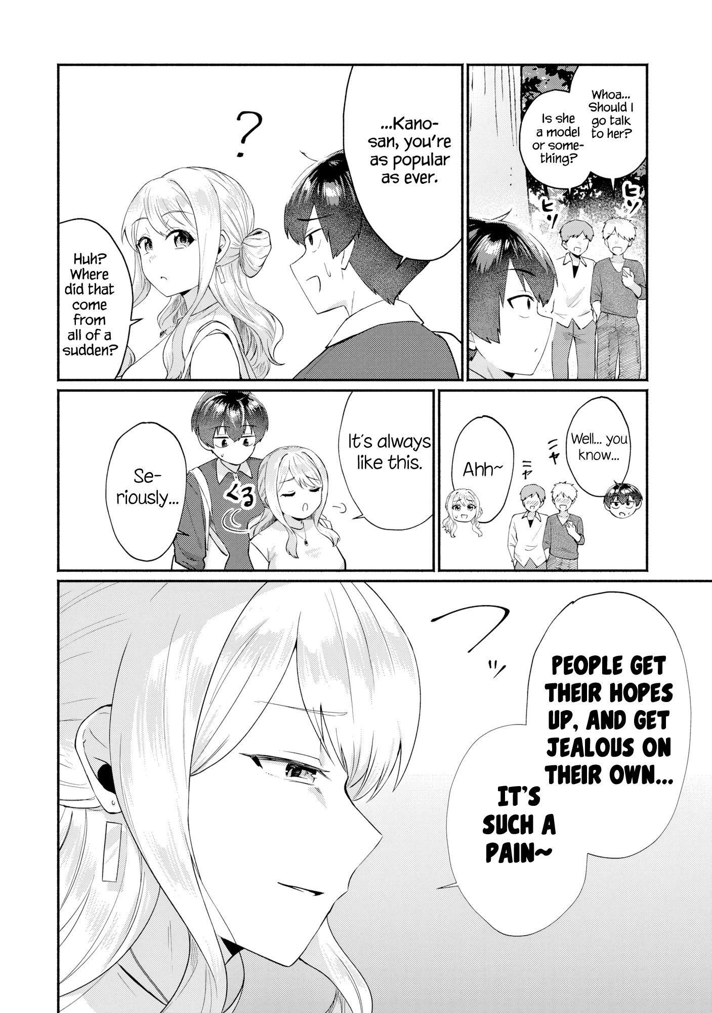 Halaman dari Douyara Ore wa Imadoki Gal na Toshiue Osananajimi kara Gekiomo Kanjou wo Mukerareteiru Rashii Chapter 5