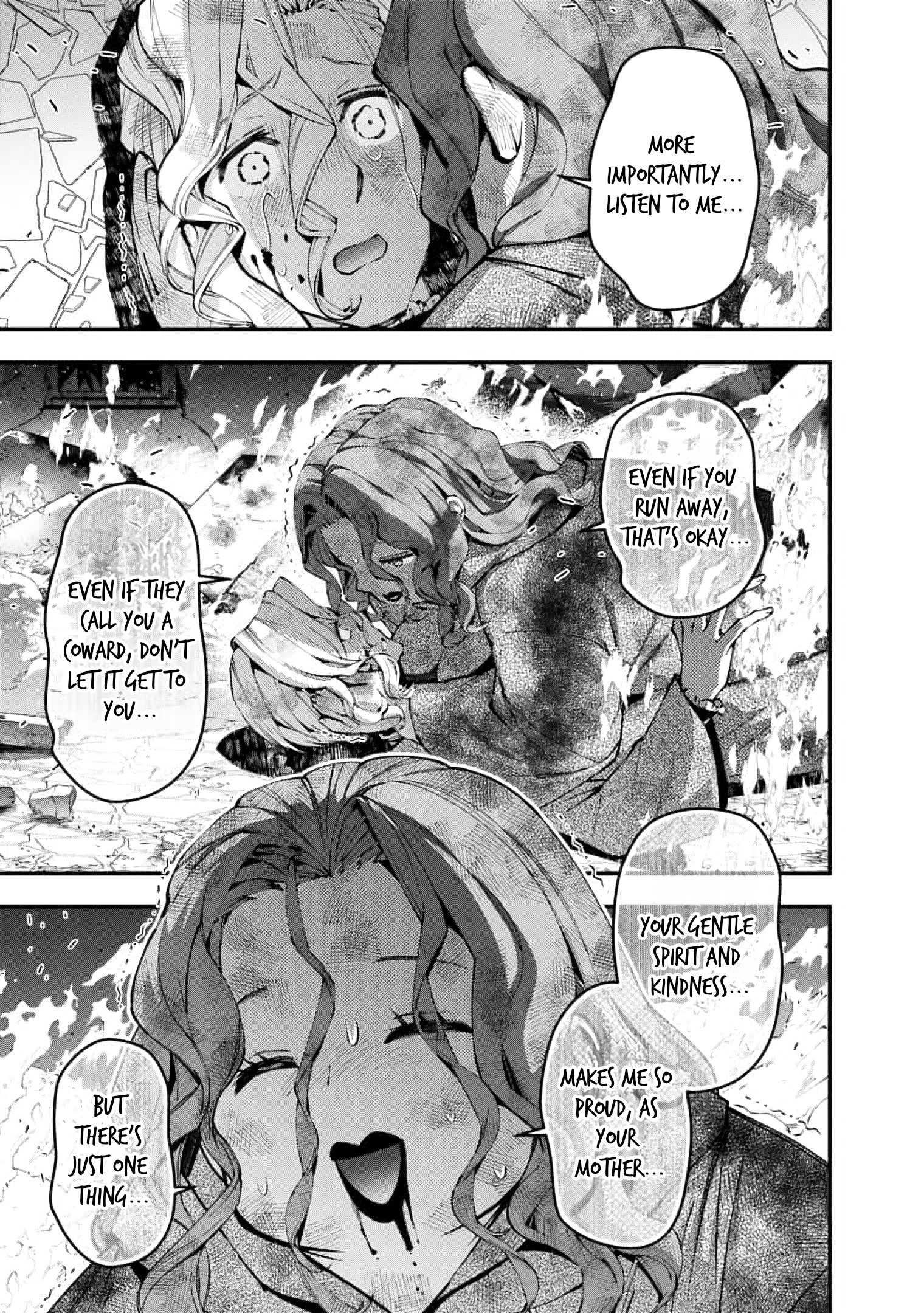 Halaman dari Fukushuu o Koinegau Saikyou Yuusha wa, Yami no Chikara de Senmetsu Musou Suru Chapter 117