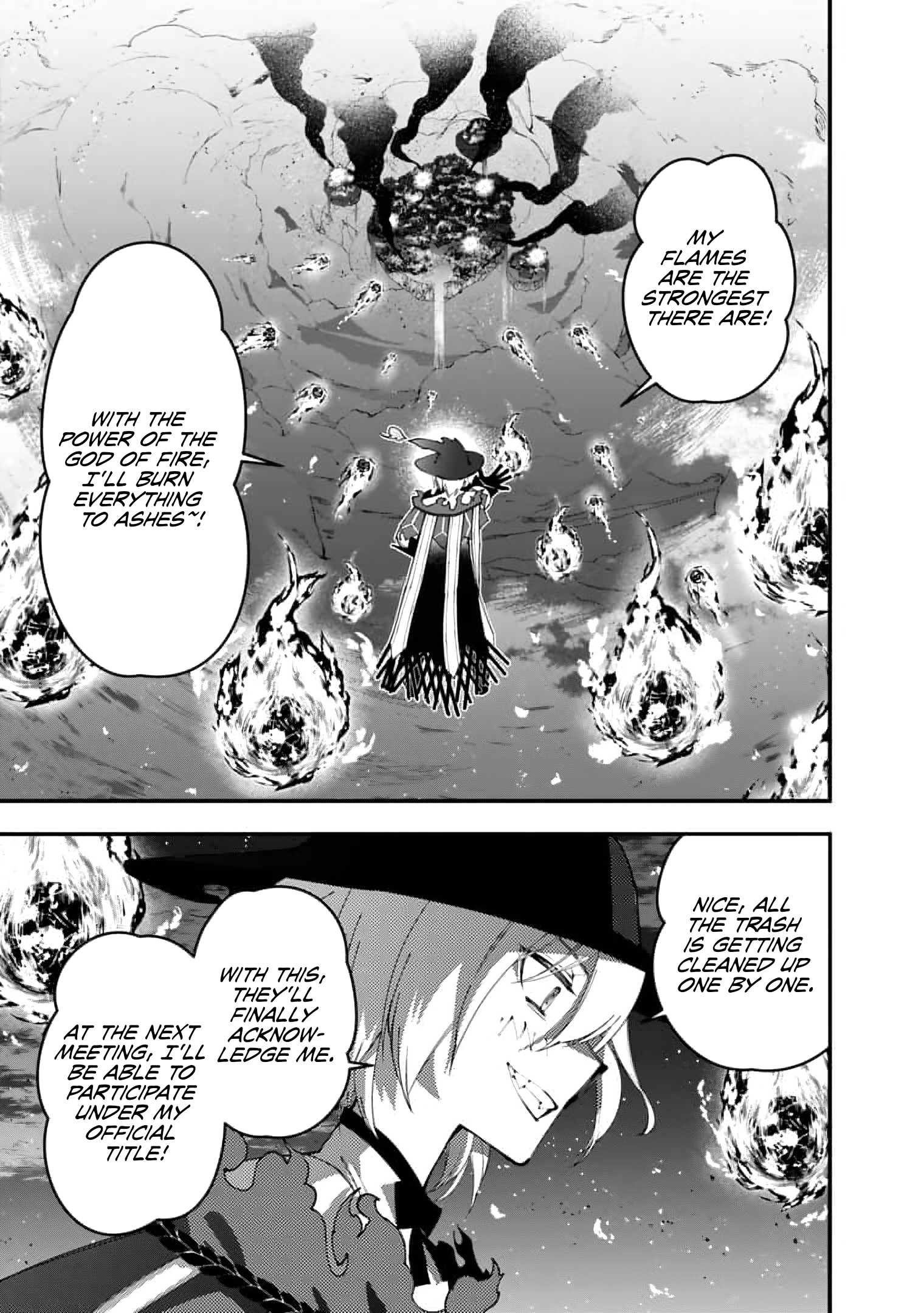 Halaman dari Fukushuu o Koinegau Saikyou Yuusha wa, Yami no Chikara de Senmetsu Musou Suru Chapter 117