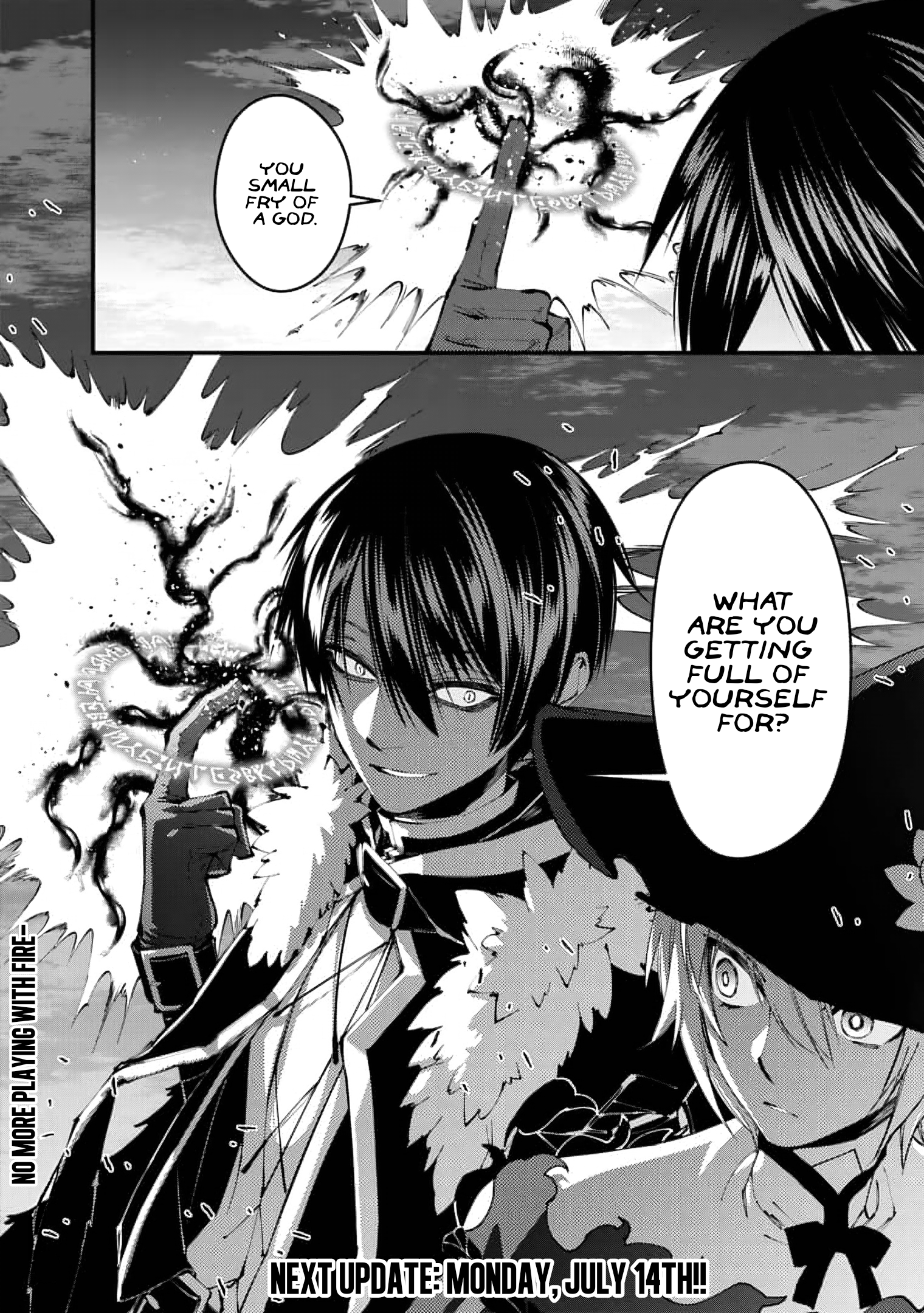 Halaman dari Fukushuu o Koinegau Saikyou Yuusha wa, Yami no Chikara de Senmetsu Musou Suru Chapter 117