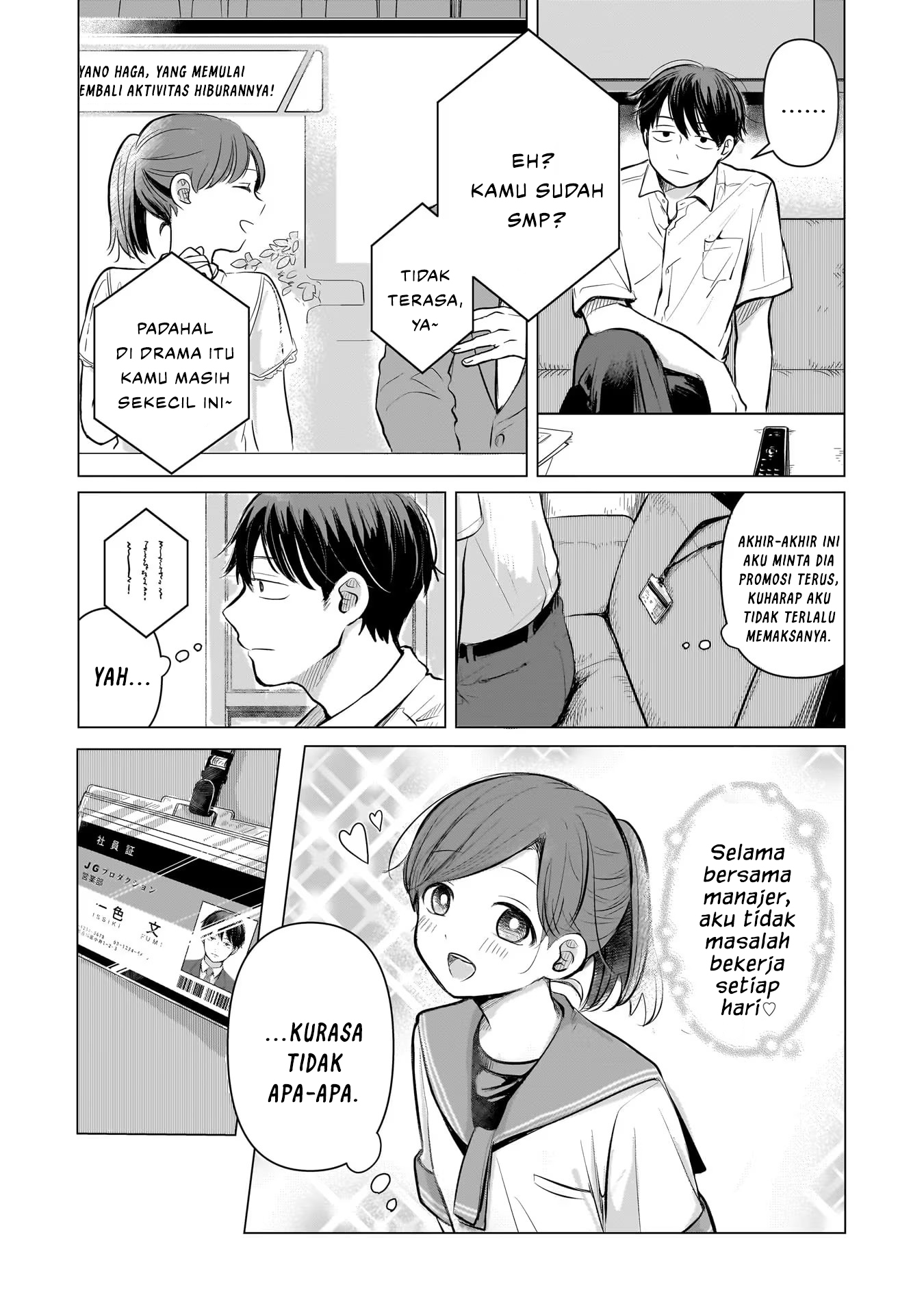 Koibumi to 13-sai no Actress Chapter 1 - halaman 14