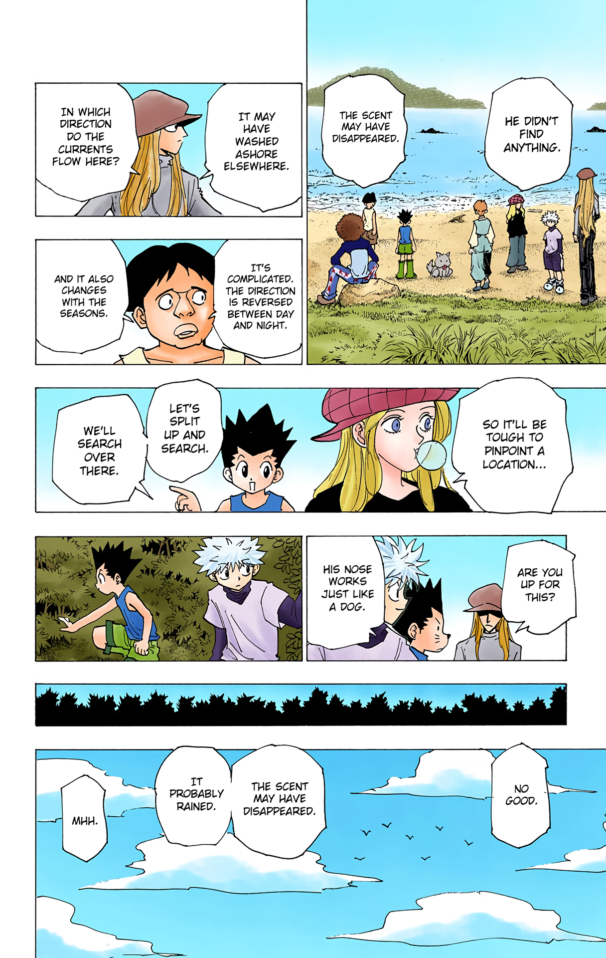 Halaman dari HUNTER x HUNTER (Official Colored) Chapter 187