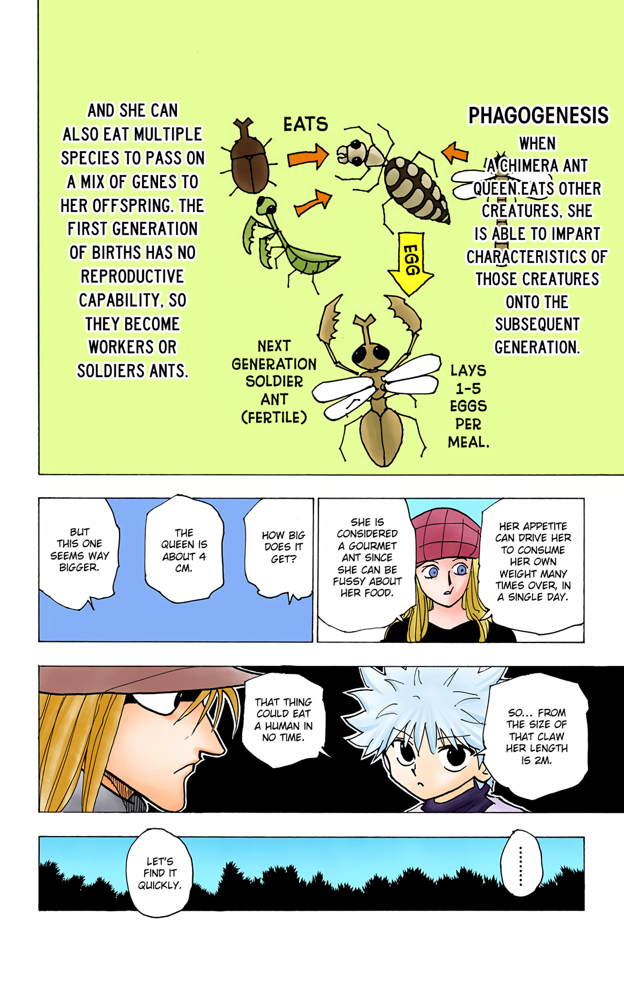 Halaman dari HUNTER x HUNTER (Official Colored) Chapter 187
