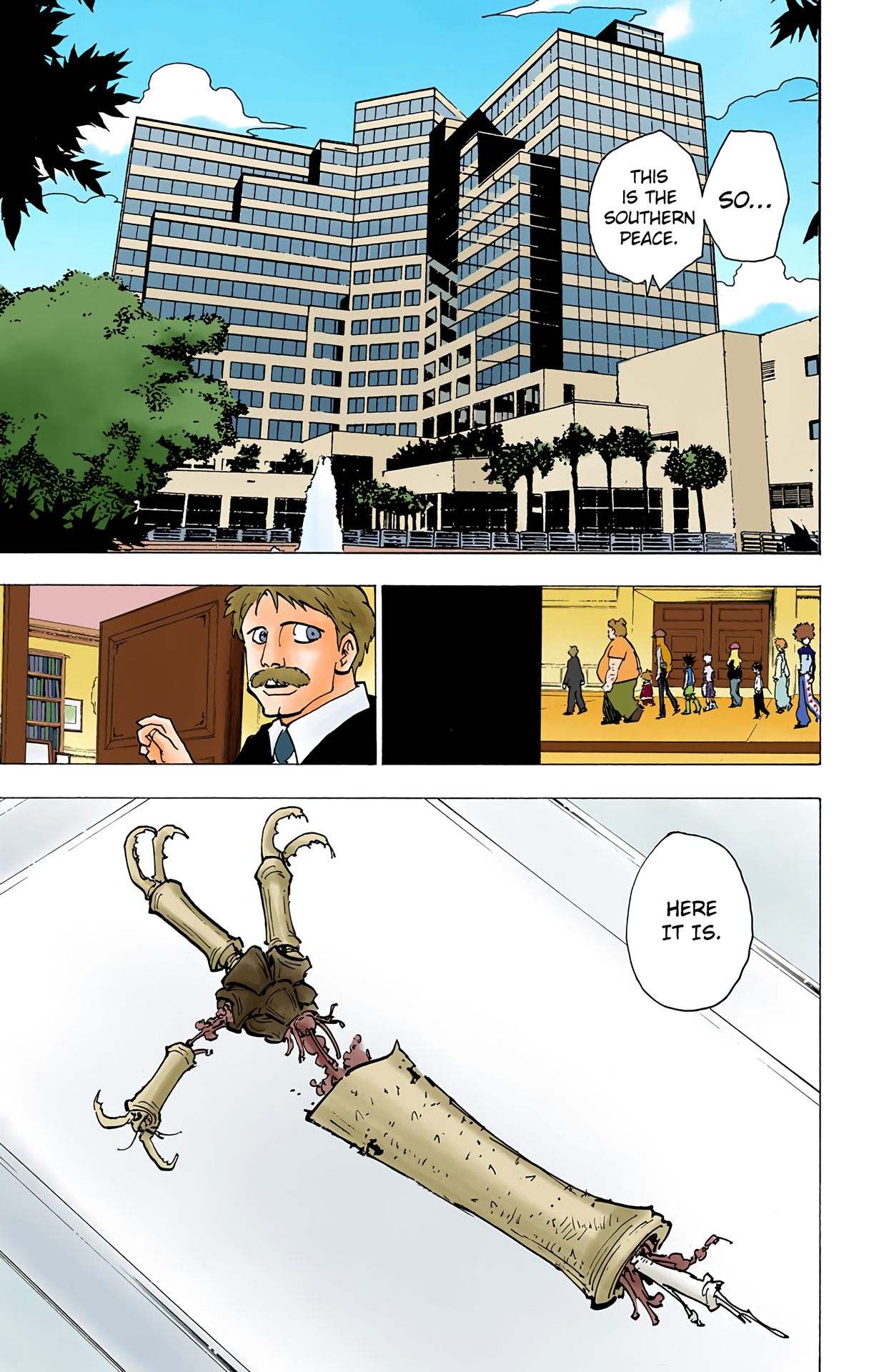 Halaman dari HUNTER x HUNTER (Official Colored) Chapter 187