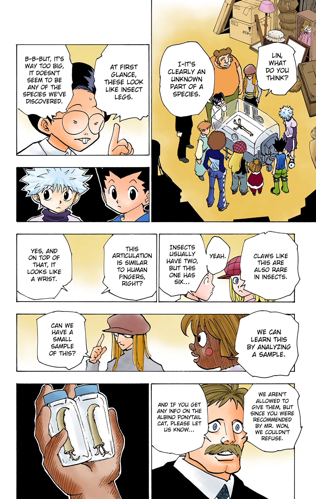 Halaman dari HUNTER x HUNTER (Official Colored) Chapter 187