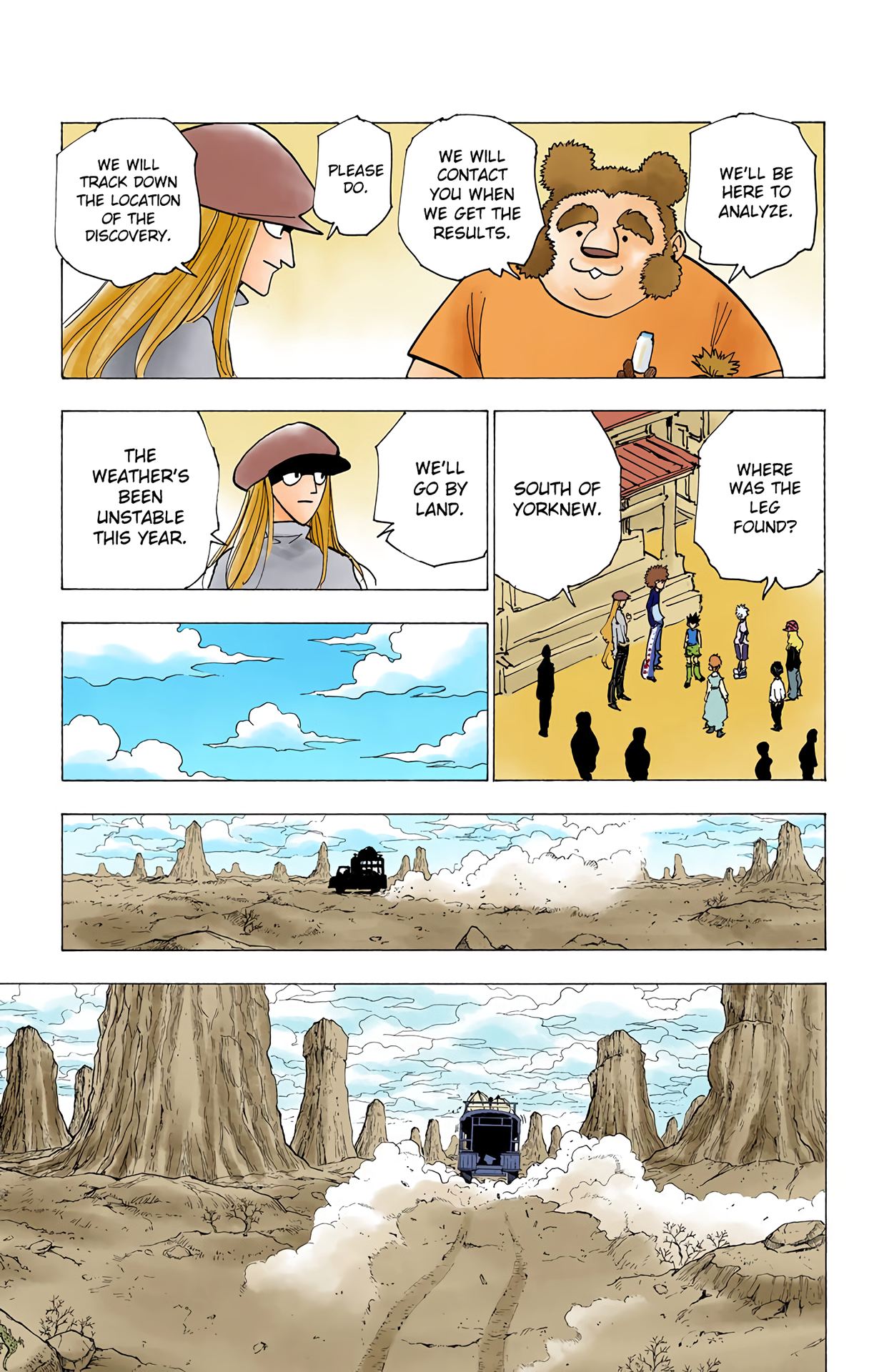 Halaman dari HUNTER x HUNTER (Official Colored) Chapter 187