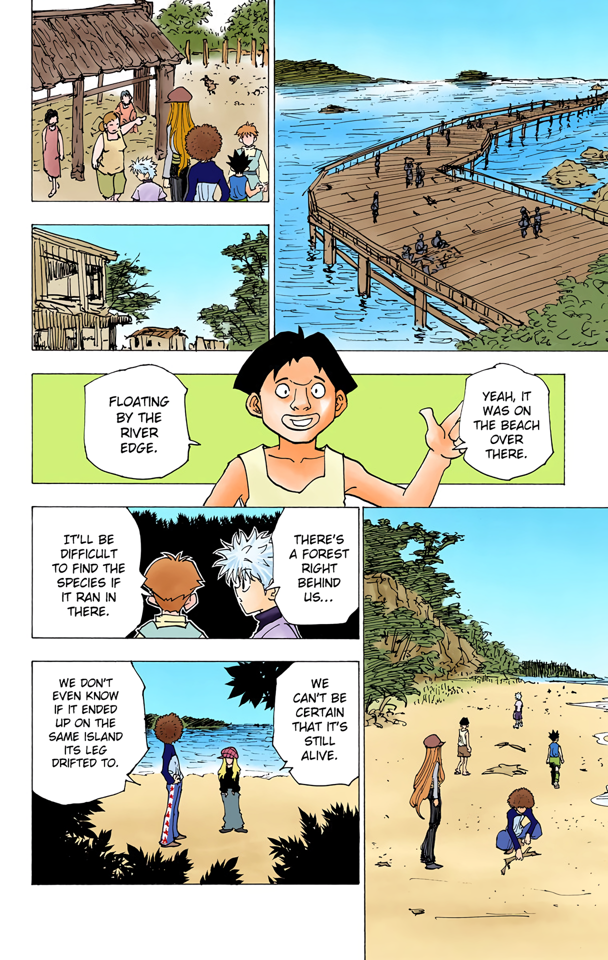Halaman dari HUNTER x HUNTER (Official Colored) Chapter 187