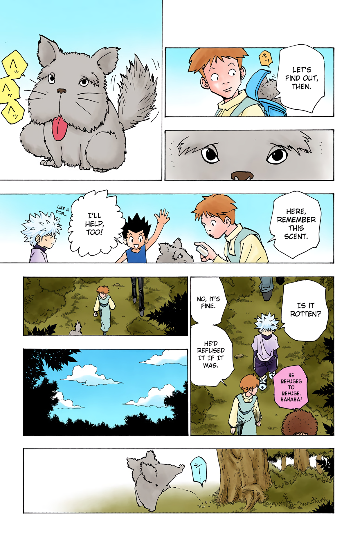 Halaman dari HUNTER x HUNTER (Official Colored) Chapter 187