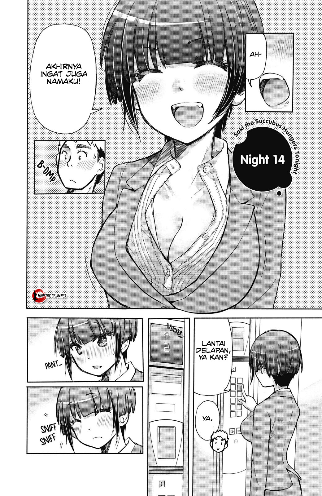 Saki-chan wa Konya mo Pekopeko Chapter 14 - halaman 3