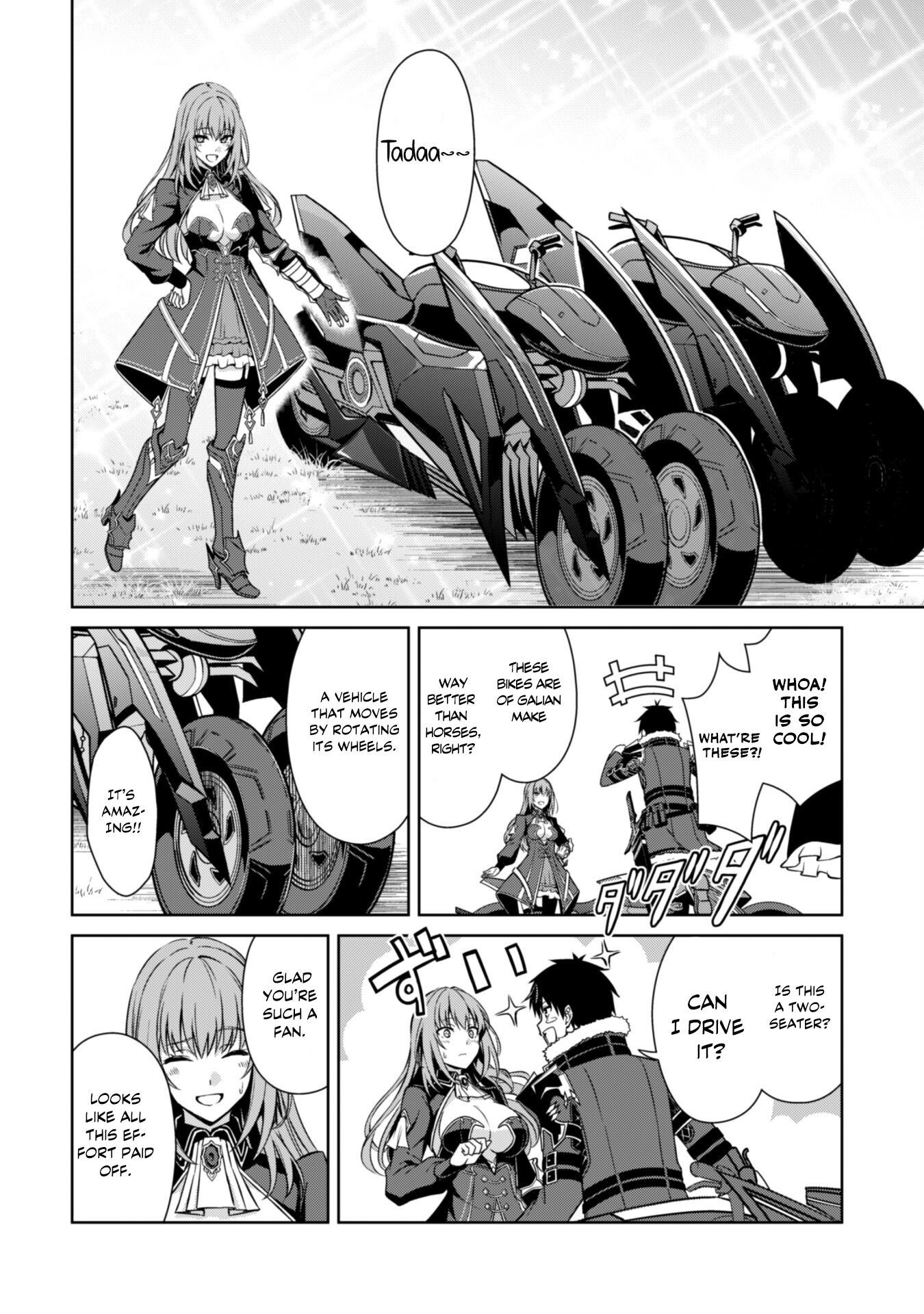 Halaman dari Boushoku no Berserk ~Ore dake Level to Iu Gainen wo Toppa suru~ Chapter 53