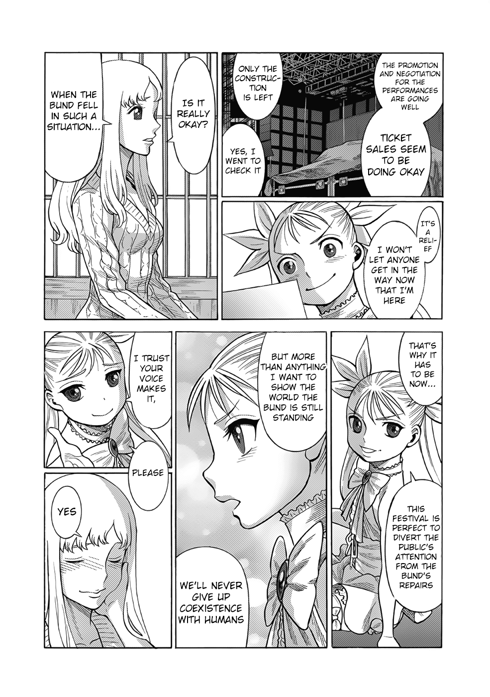 Halaman dari Dance in the Vampire Bund A.S.O. Chapter 12