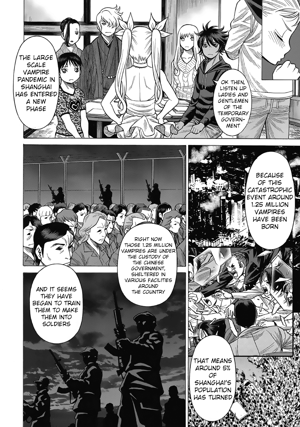 Halaman dari Dance in the Vampire Bund A.S.O. Chapter 12