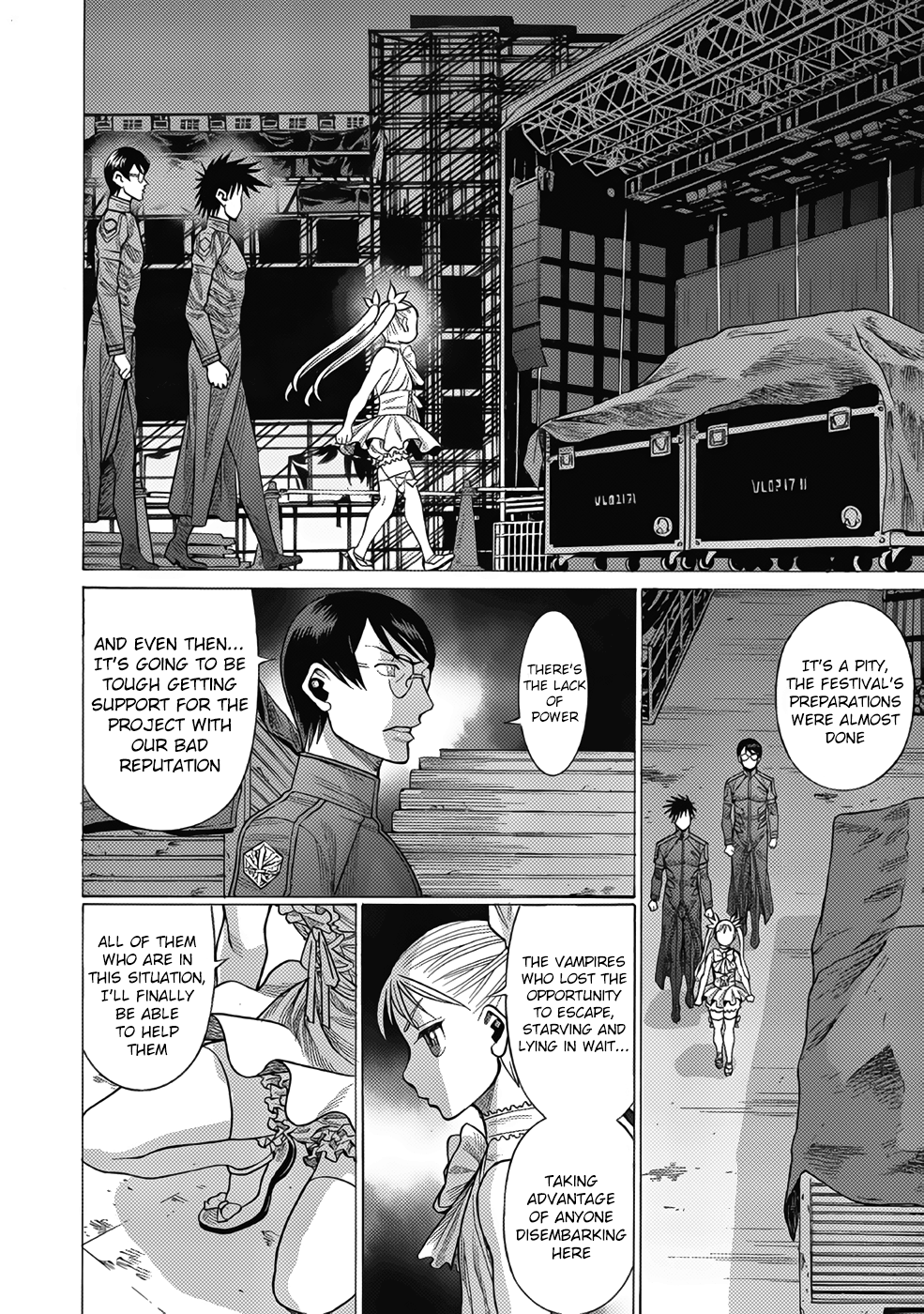 Halaman dari Dance in the Vampire Bund A.S.O. Chapter 12