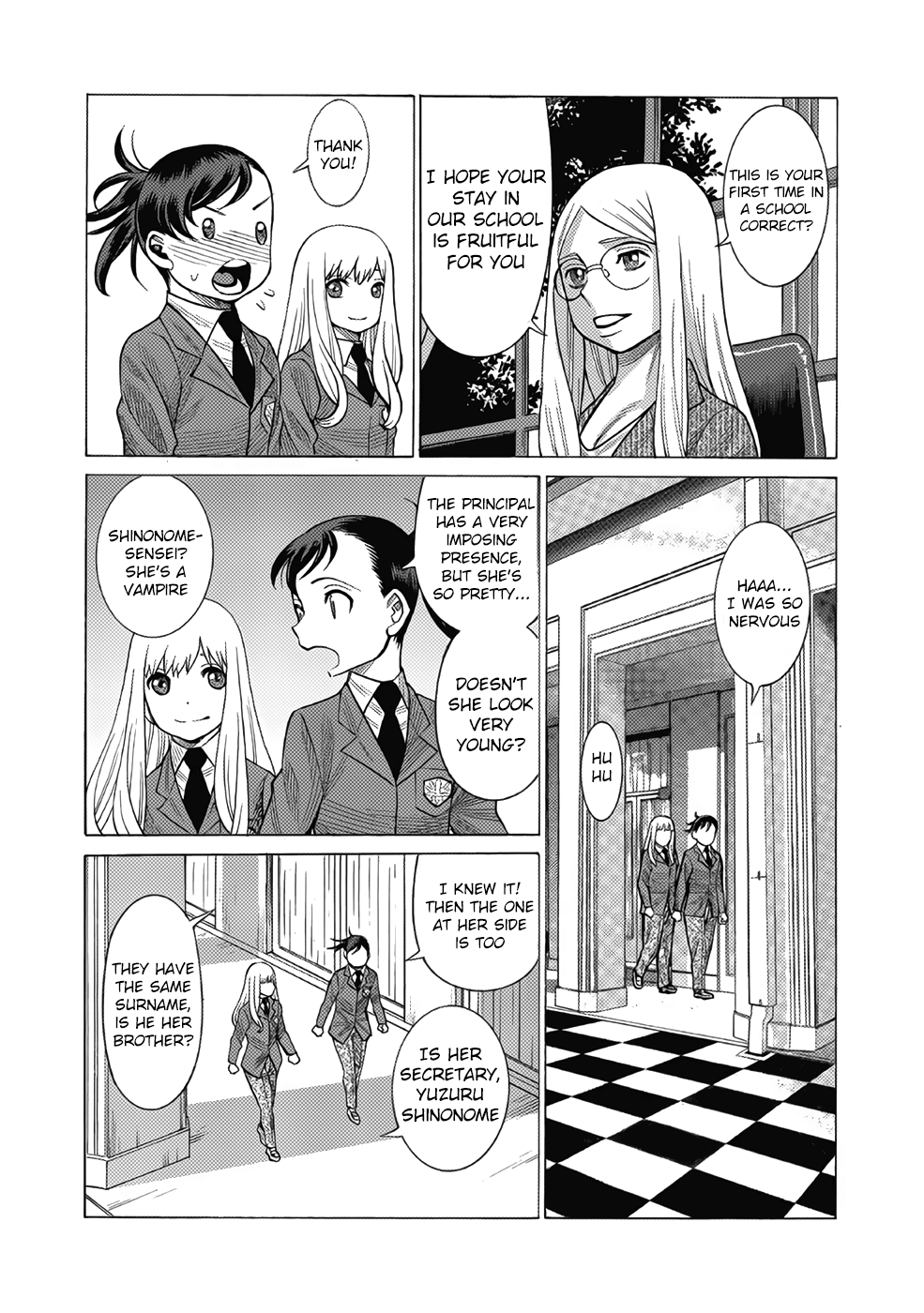 Halaman dari Dance in the Vampire Bund A.S.O. Chapter 12