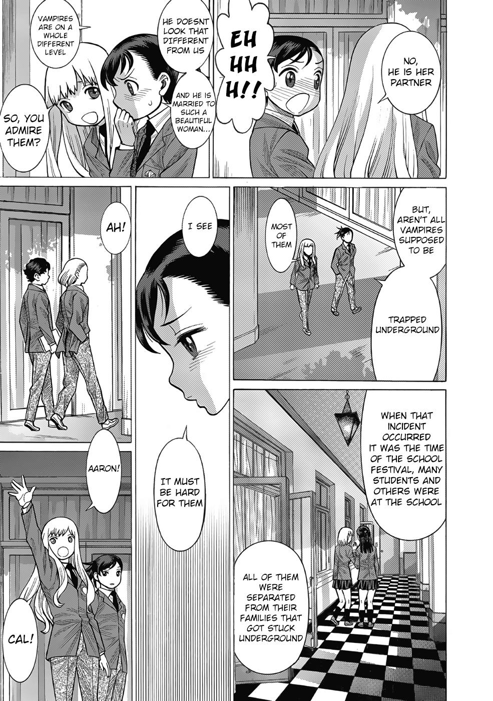 Halaman dari Dance in the Vampire Bund A.S.O. Chapter 12