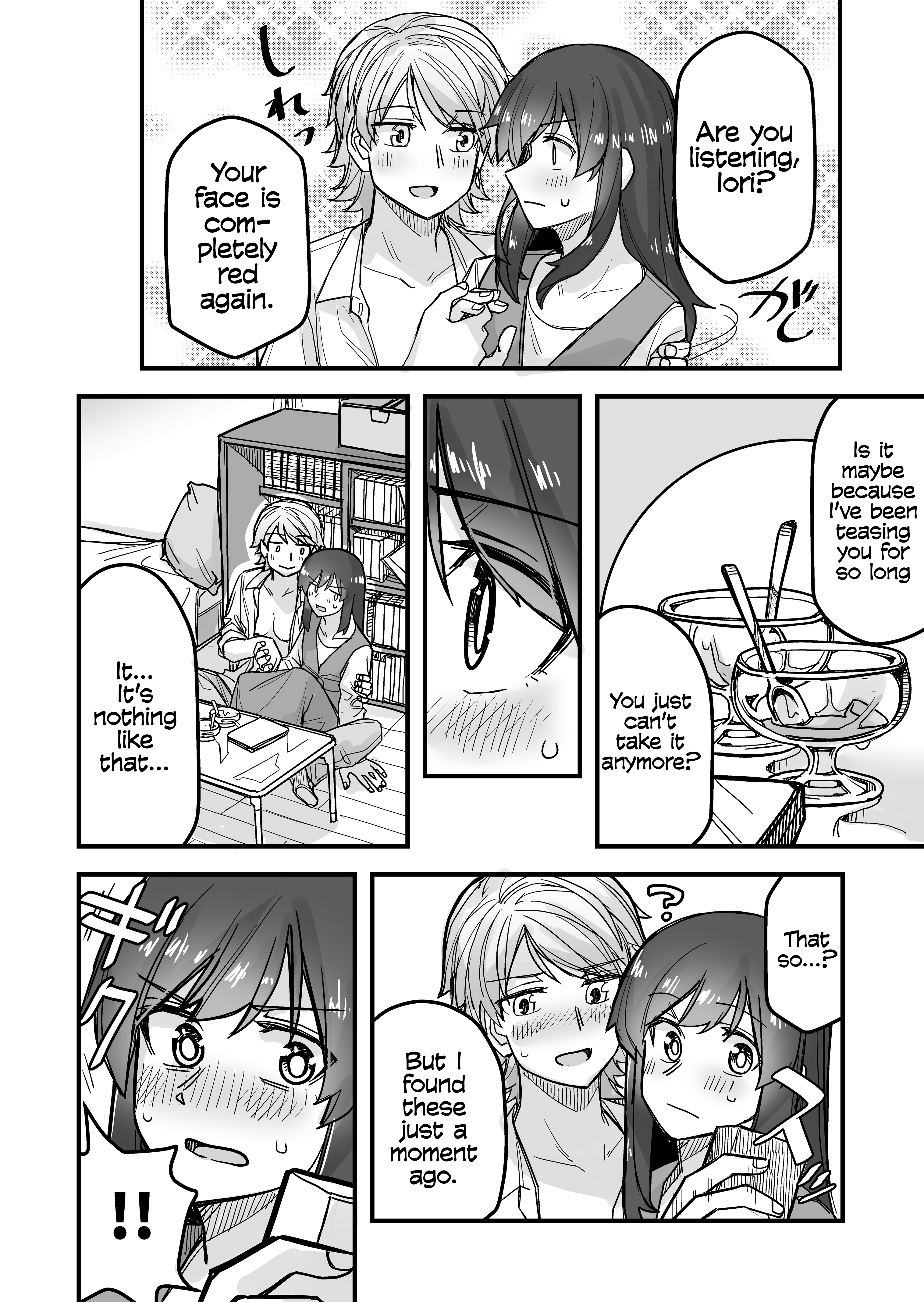 Halaman dari Ikemen Joshi to Josou Danshi Chapter 50