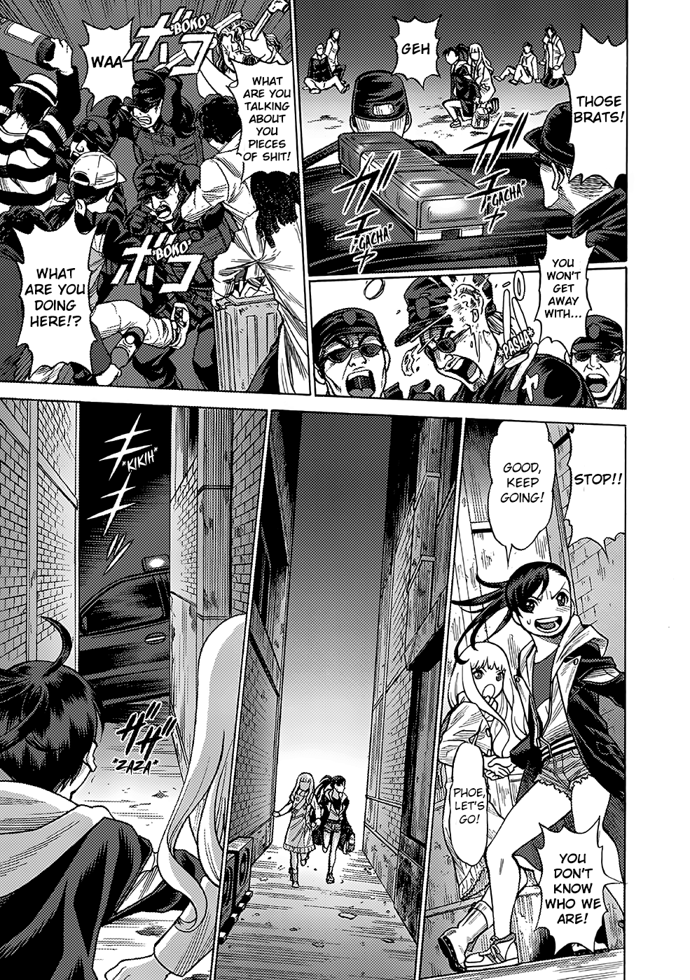 Halaman dari Dance in the Vampire Bund A.S.O. Chapter 9
