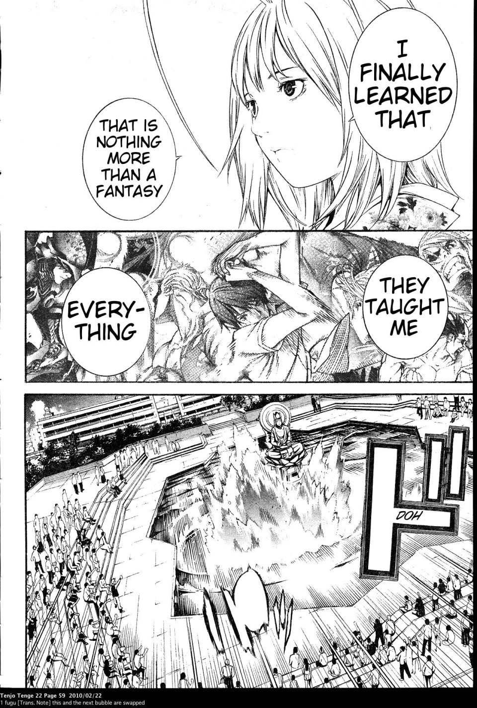 Halaman dari Tenjou Tenge Chapter 131