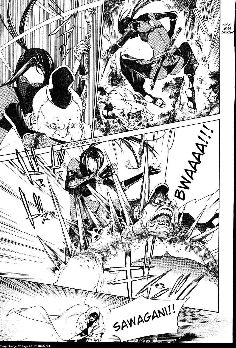 Halaman dari Tenjou Tenge Chapter 131