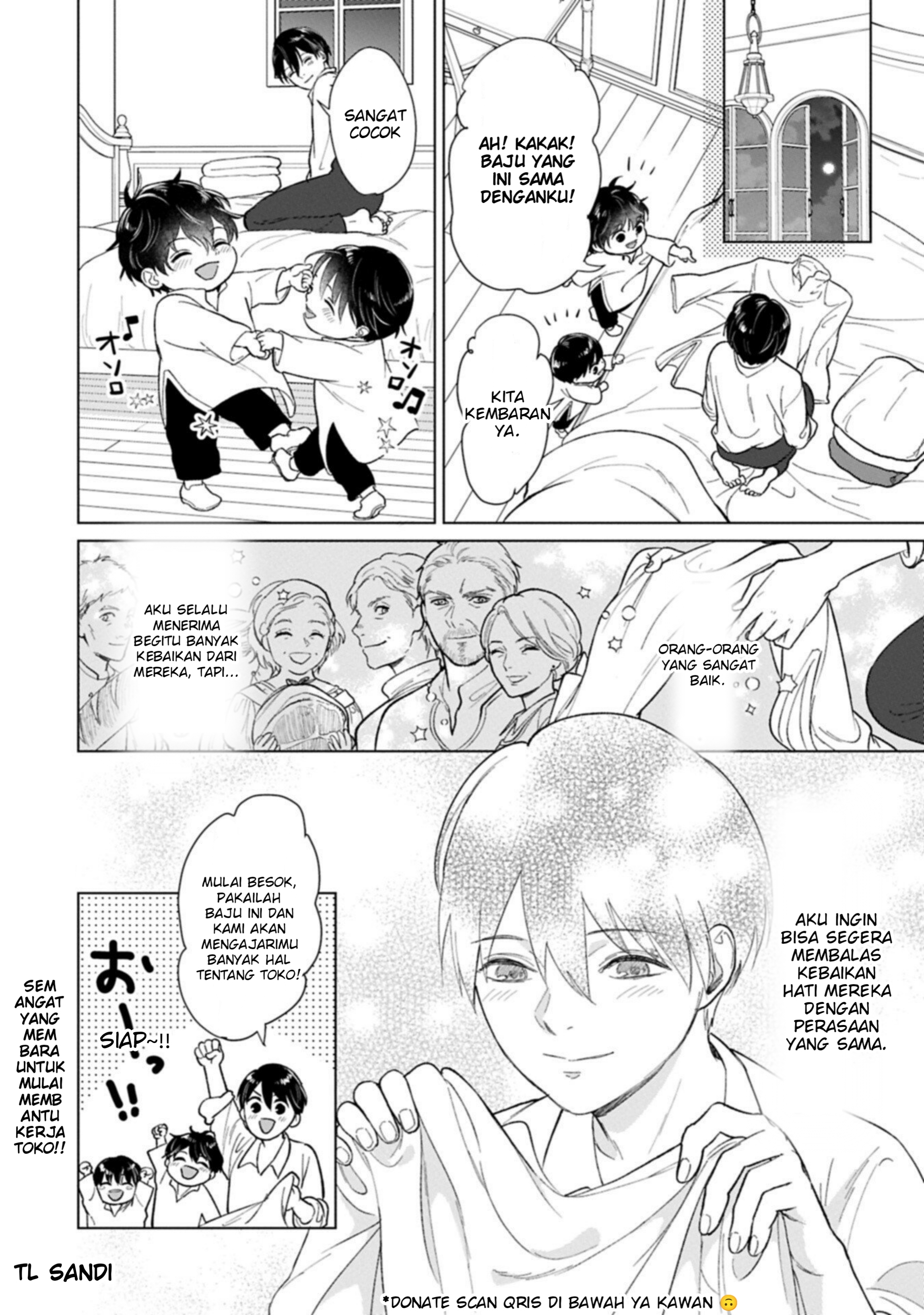 Ashita mo Ii Hi de Arimasu You ni. Isekai de Atarashii Kazoku ga Dekimashita: 3 Kyoudai no Hokkori Gohan Nikki Chapter 2 - halaman 16