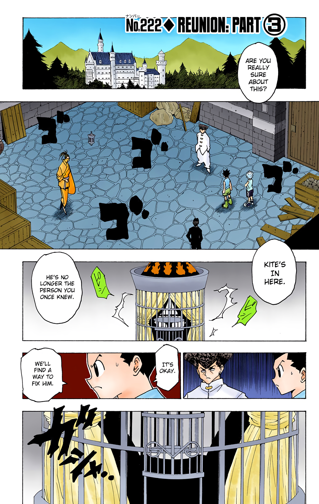 Halaman dari Hunter x Hunter (Official Colored) Chapter 222