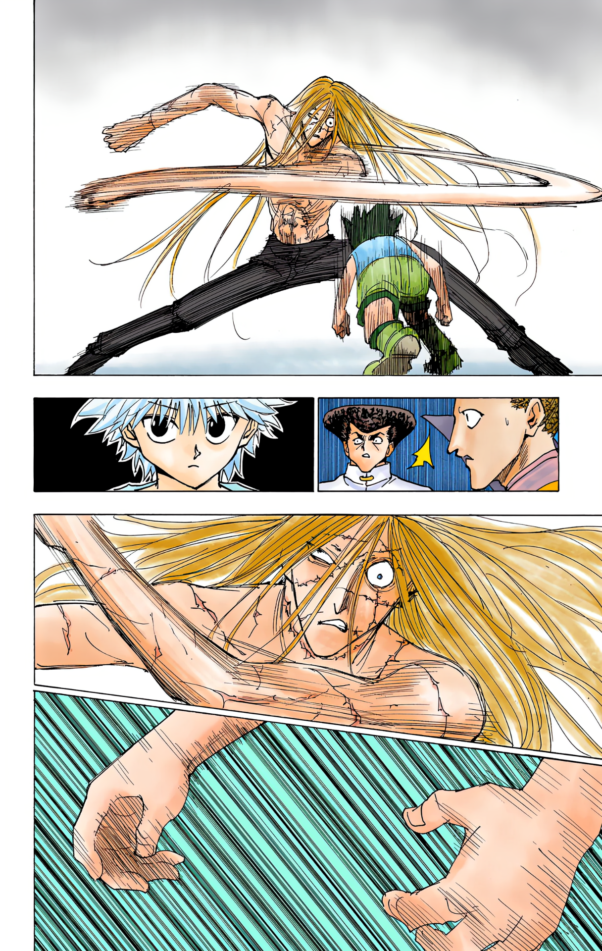 Halaman dari Hunter x Hunter (Official Colored) Chapter 222