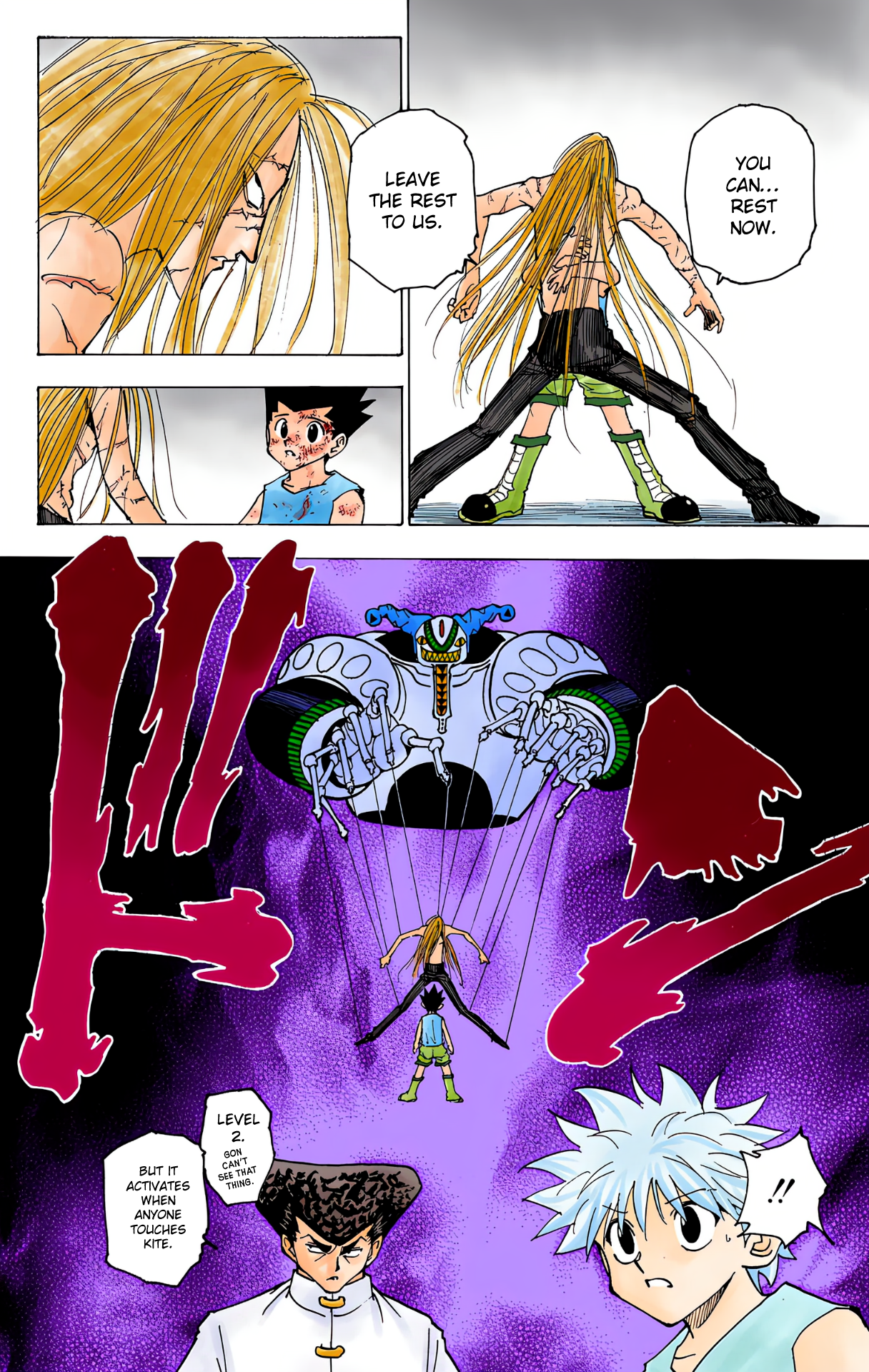 Halaman dari Hunter x Hunter (Official Colored) Chapter 222