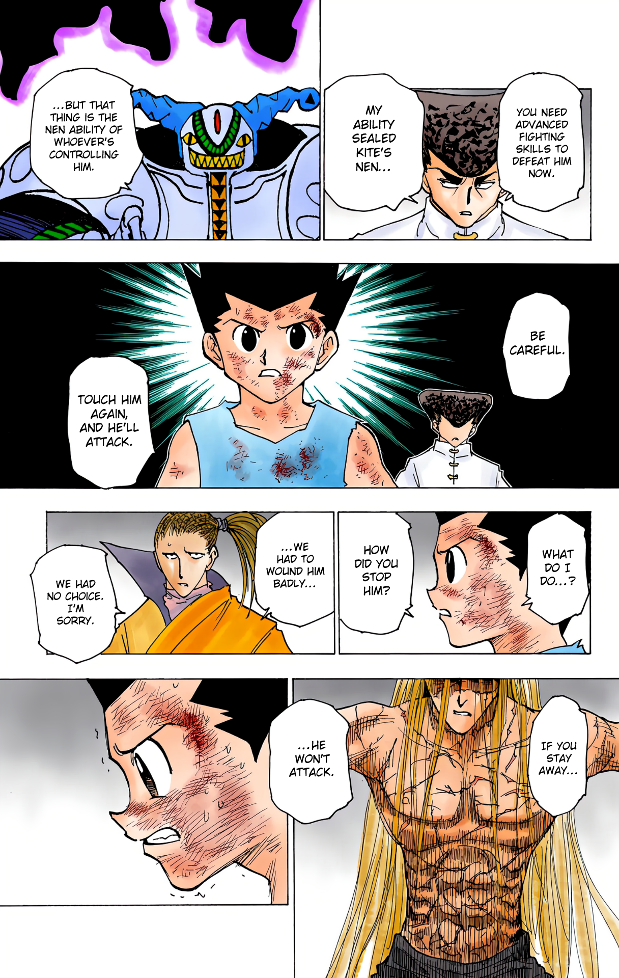 Halaman dari Hunter x Hunter (Official Colored) Chapter 222