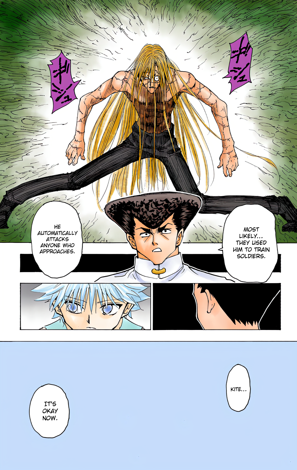 Halaman dari Hunter x Hunter (Official Colored) Chapter 222