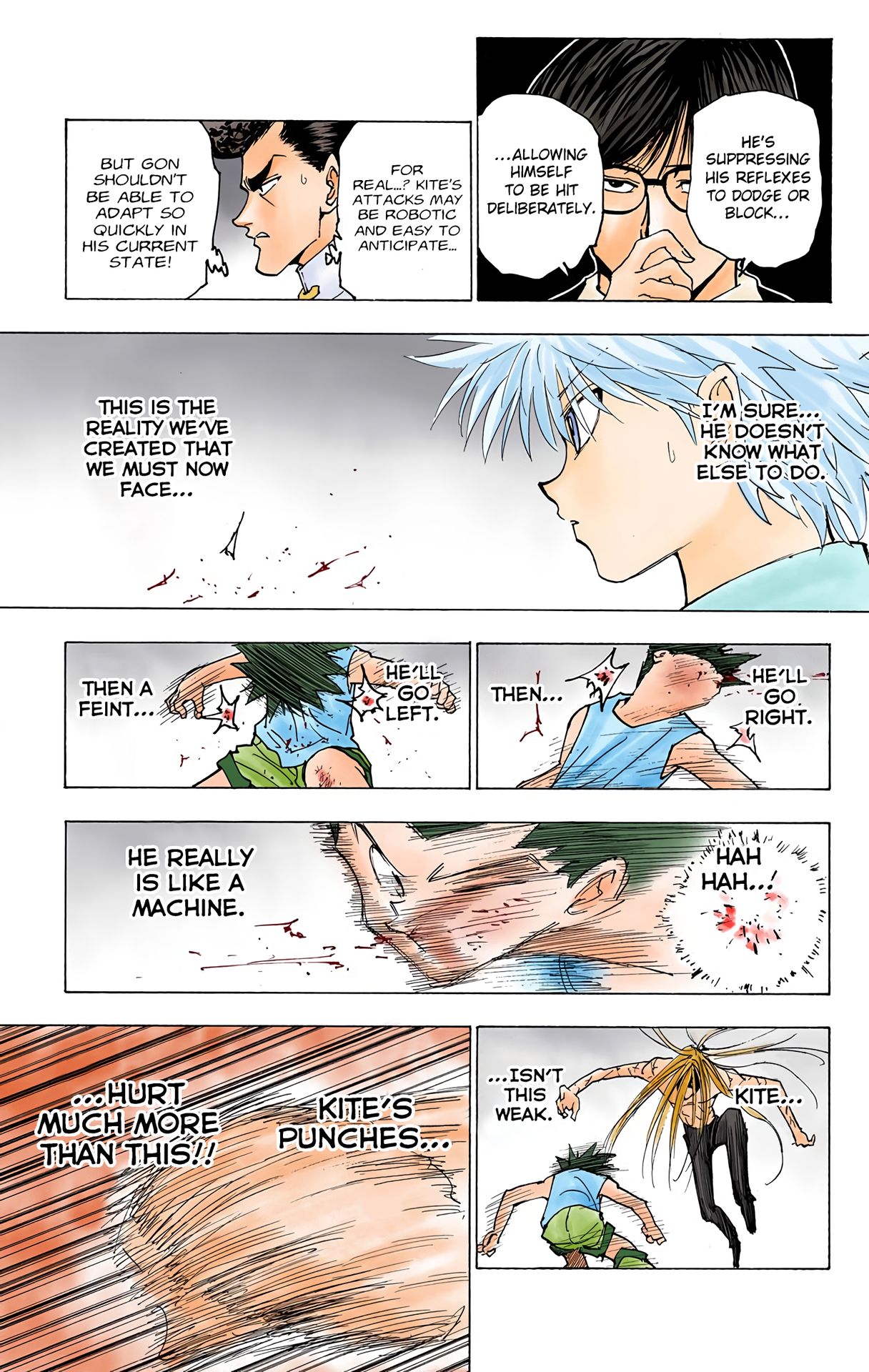 Halaman dari Hunter x Hunter (Official Colored) Chapter 222